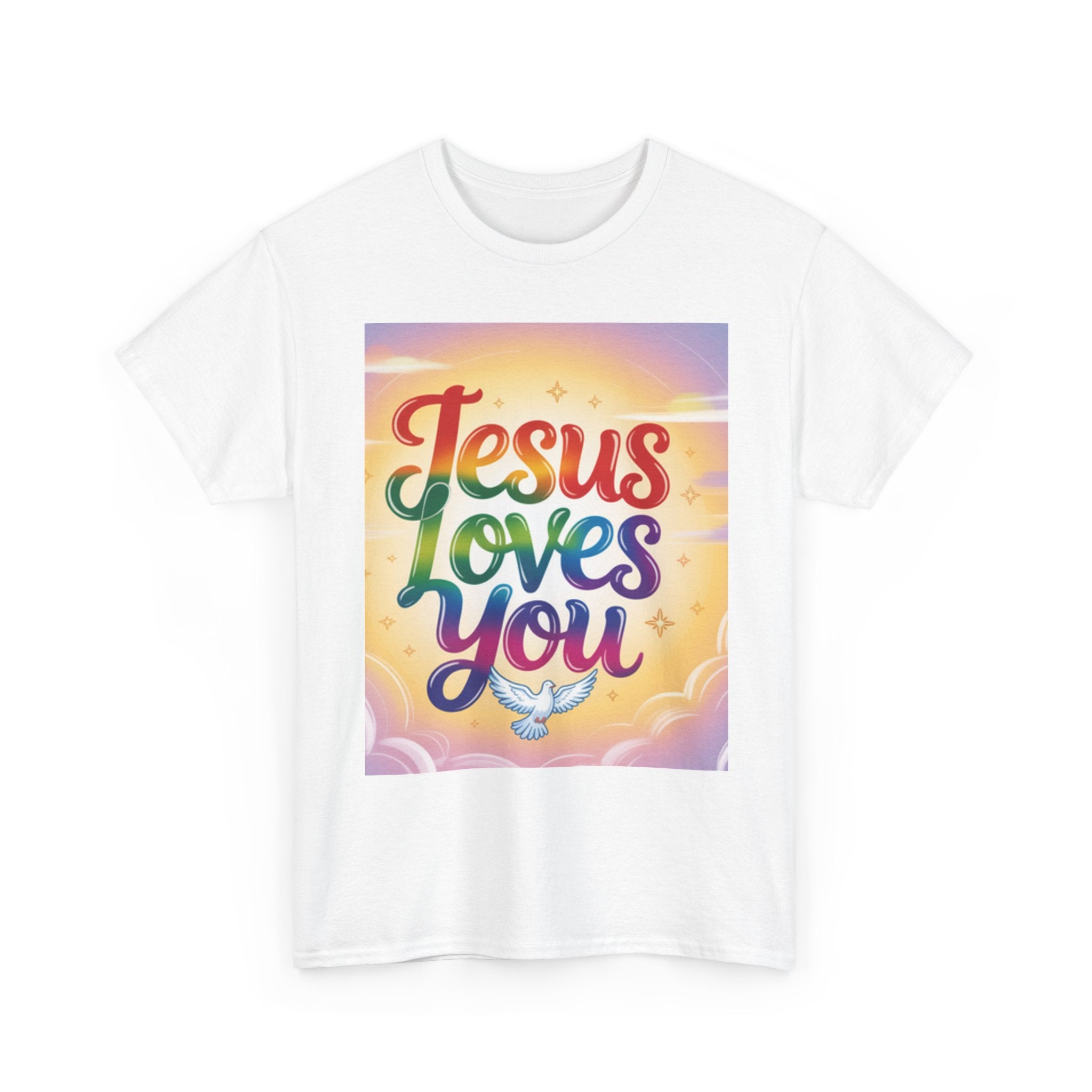 Jesus Loves You T-Shirt, Faith Shirt, Christian apparel Printify