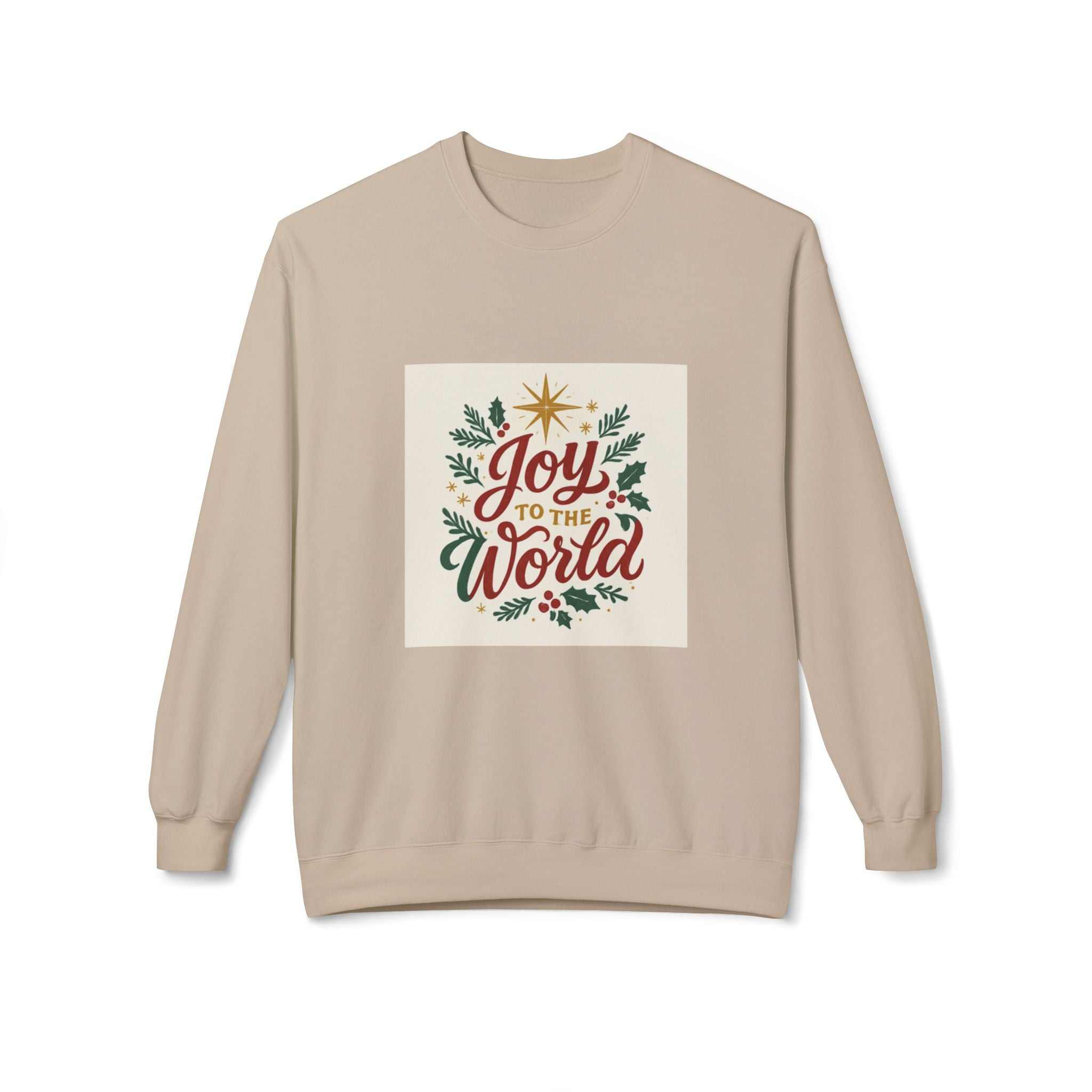 christian sweatshirt Joy to the World Christmas Sweatshirt - faithcovenant