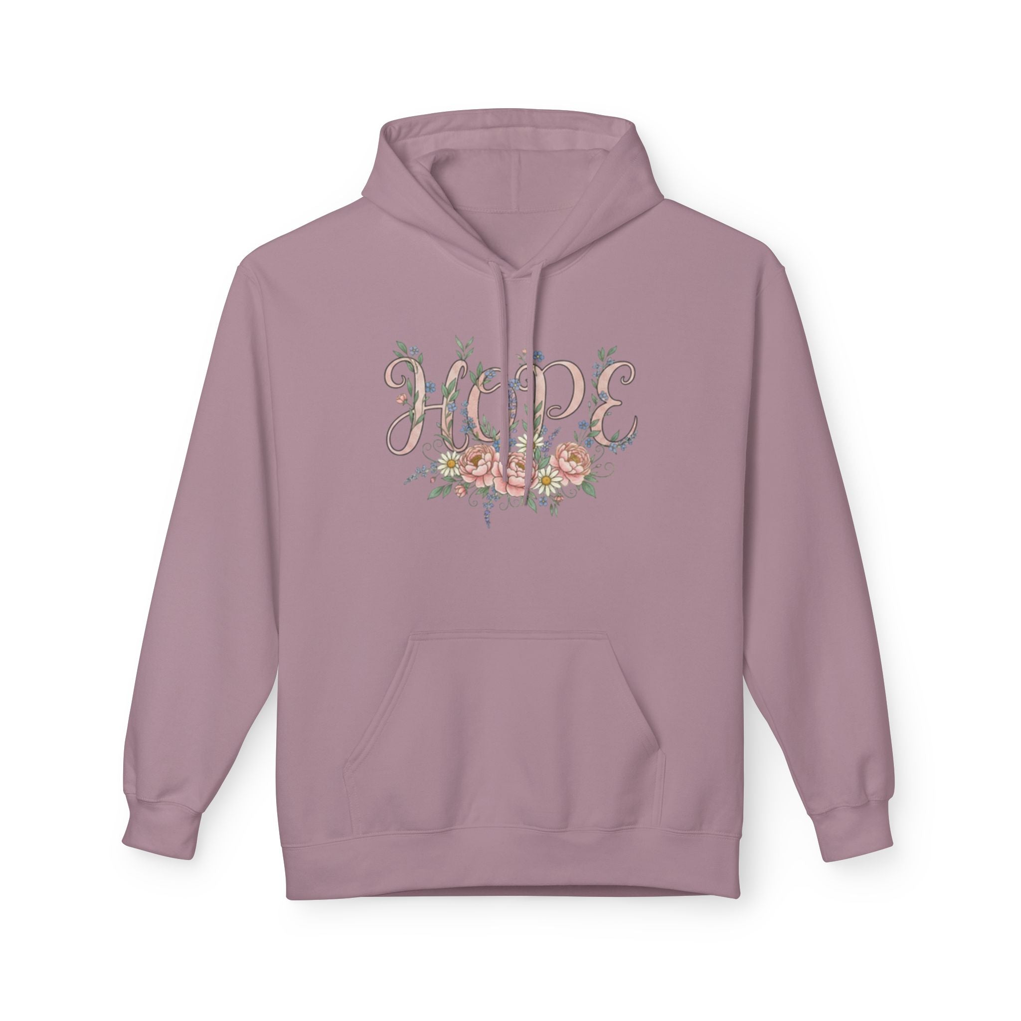 Hope Floral Faith Hoodie — Inspirational Scripture-Inspired Sweatshirt