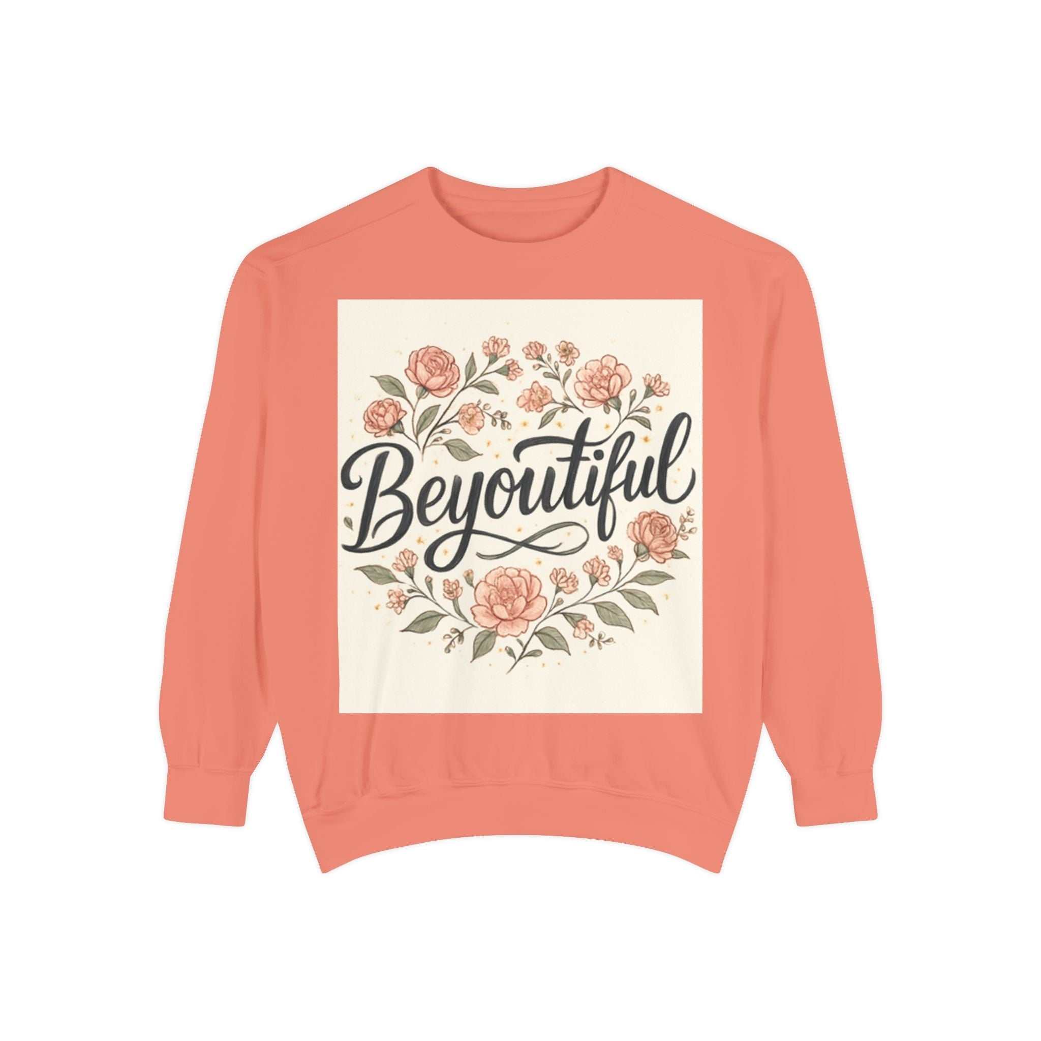 christian sweatshirt Beyoutiful Floral Sweatshirt, Cozy Sweatshirt - faithcovenant