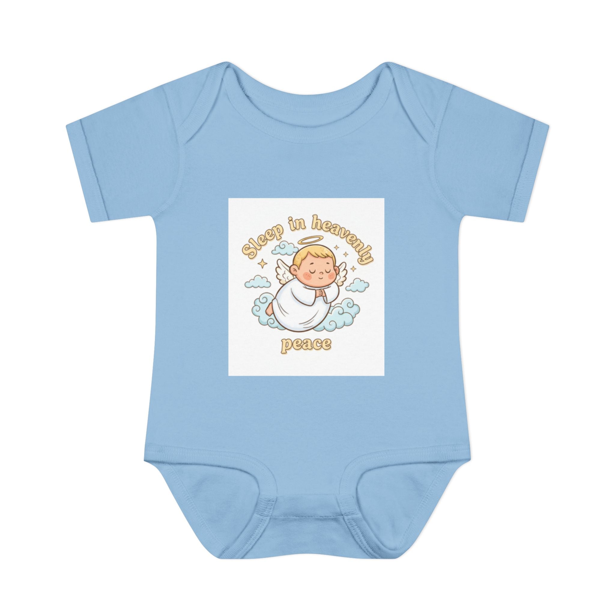 Infant Bodysuit "Sleep in Heavenly Peace" Infant Bodysuit blue