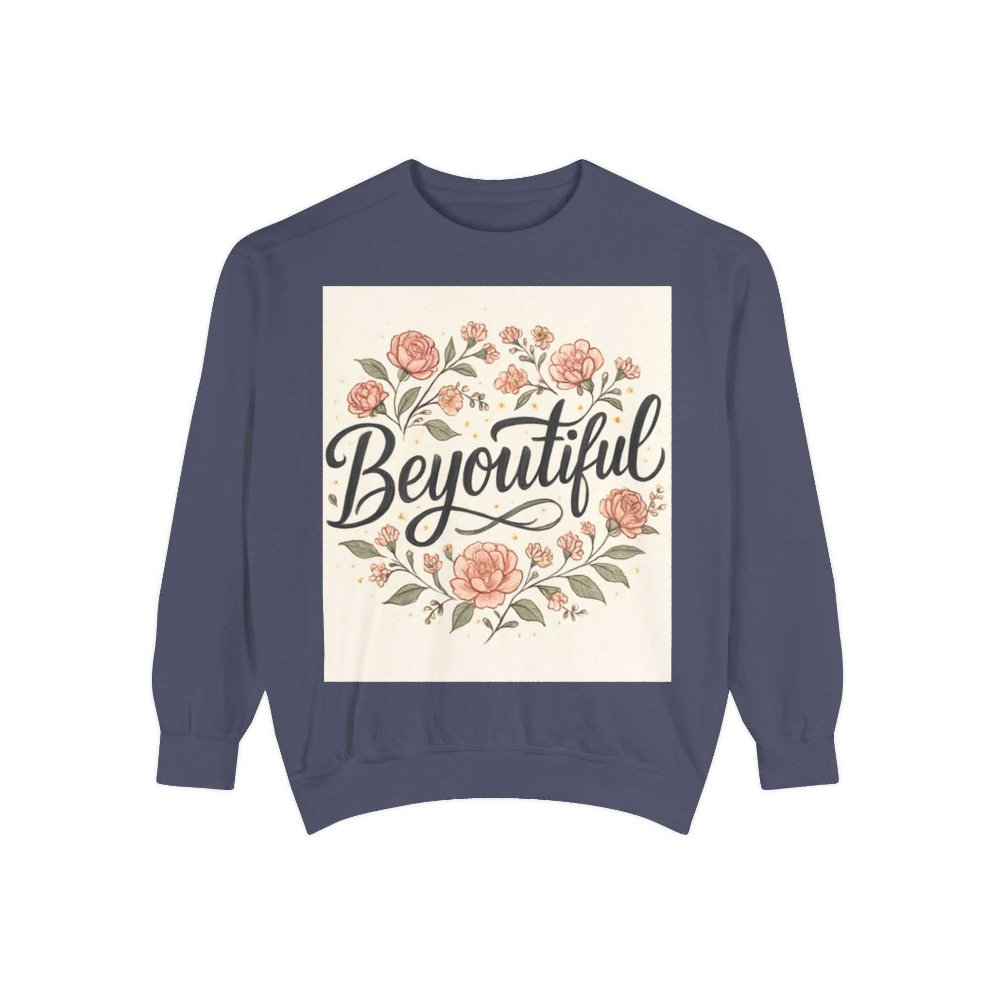 christian sweatshirt Beyoutiful Floral Sweatshirt, Cozy Sweatshirt - faithcovenant