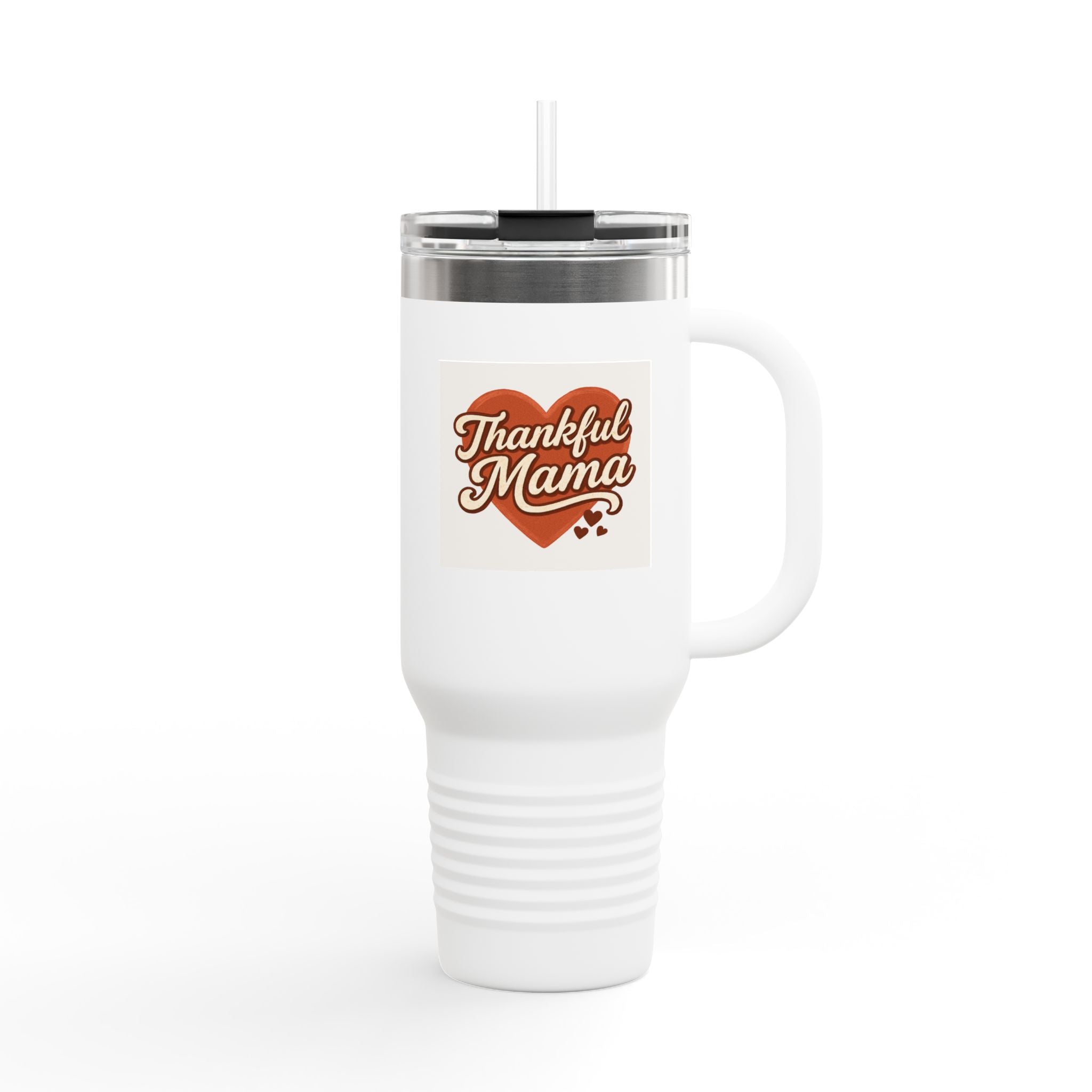 Thankful Mama Travel Mug, Gift for Mom, Reusable Mug
