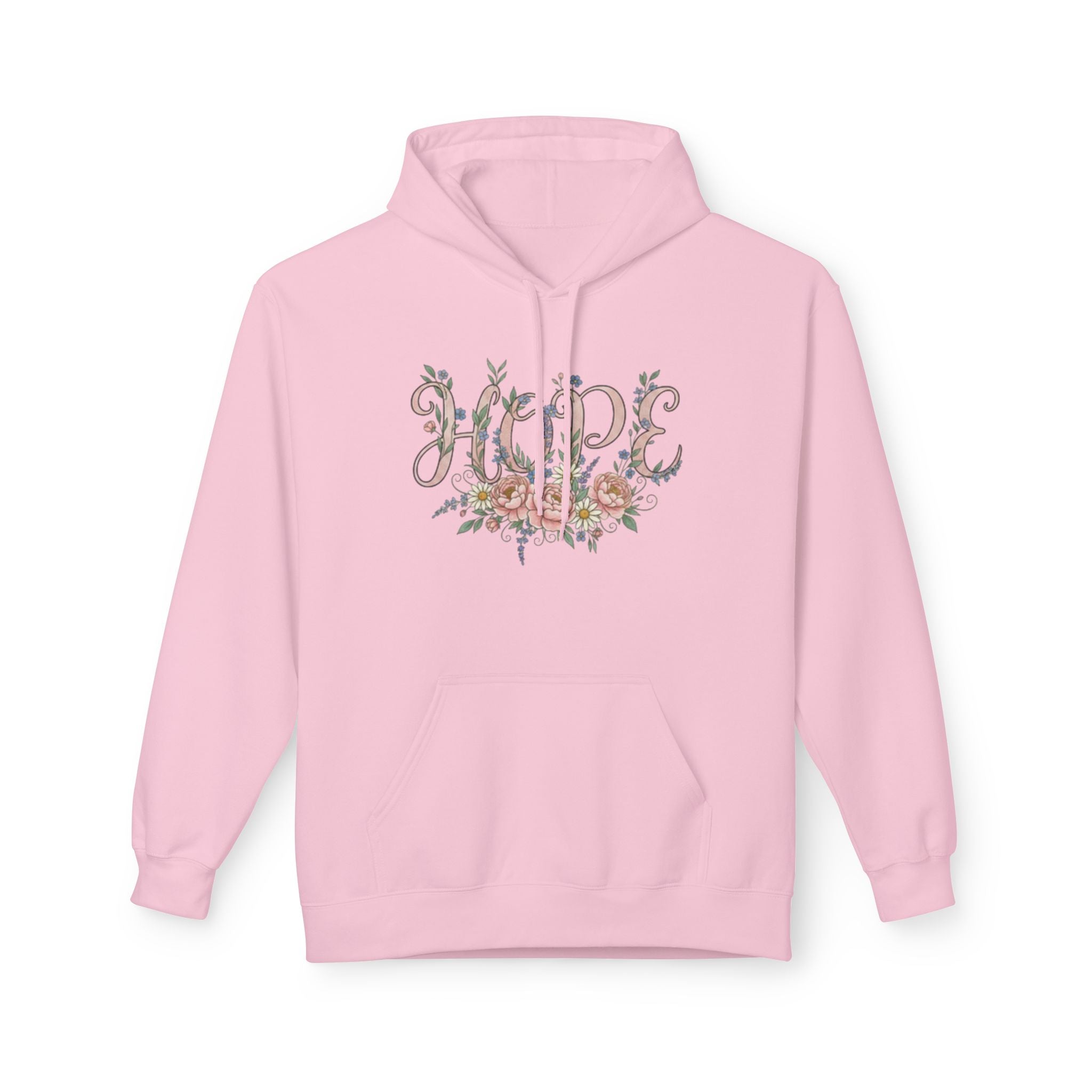 Hope Floral Faith Hoodie — Inspirational Scripture-Inspired Sweatshirt