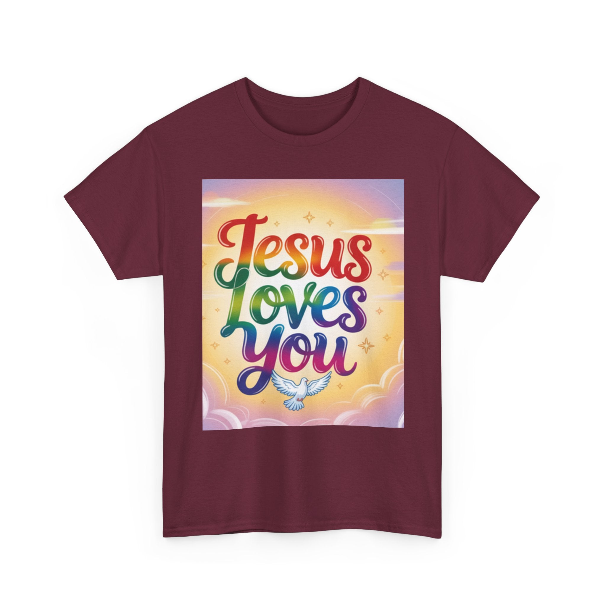 Jesus Loves You T-Shirt, Faith Shirt, Christian apparel Printify