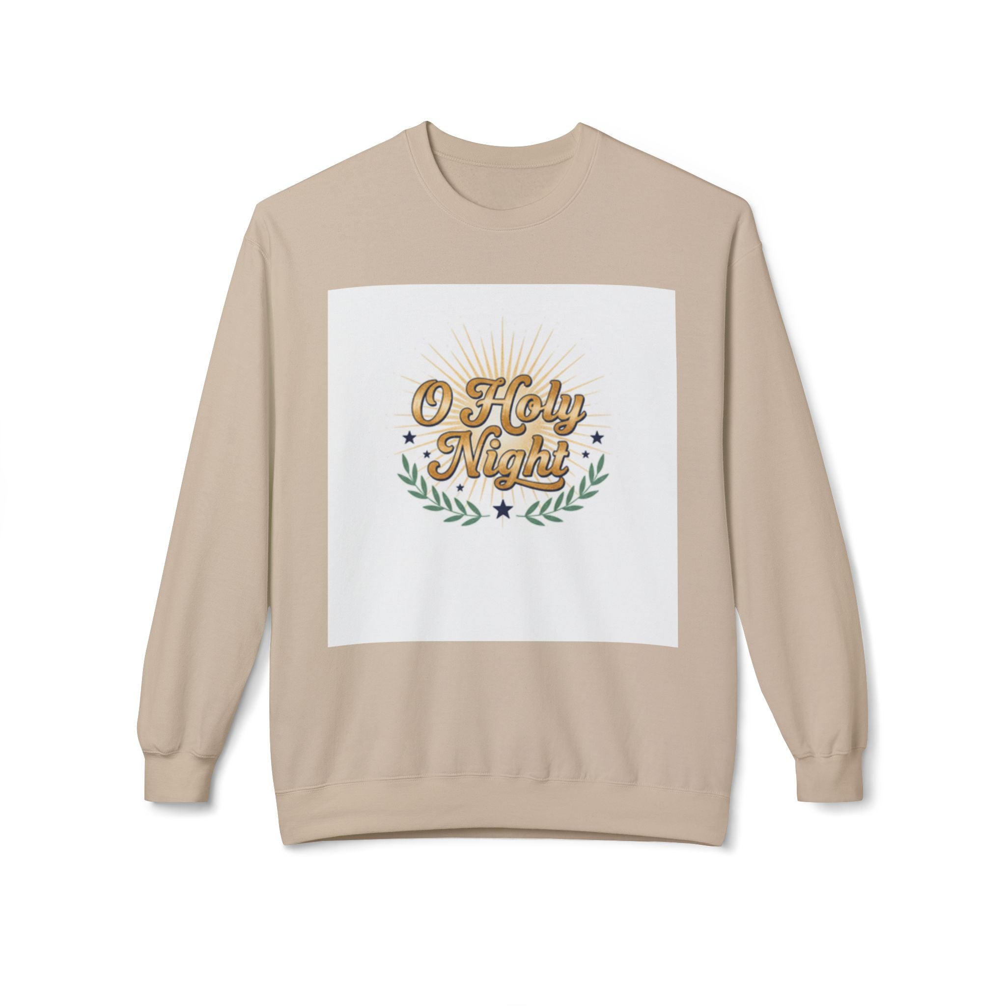 christian sweatshirt O Holy Night Christmas Crewneck Sweatshirt skin