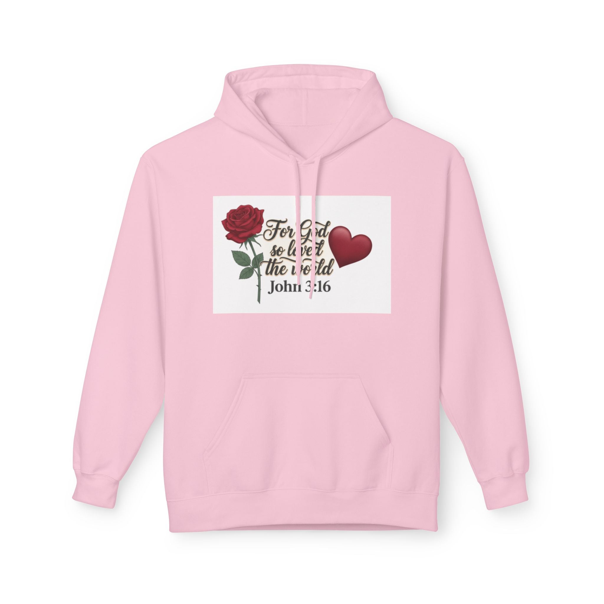 God So Loved The World Hoodie — John 3:16 Faith Hoodie
