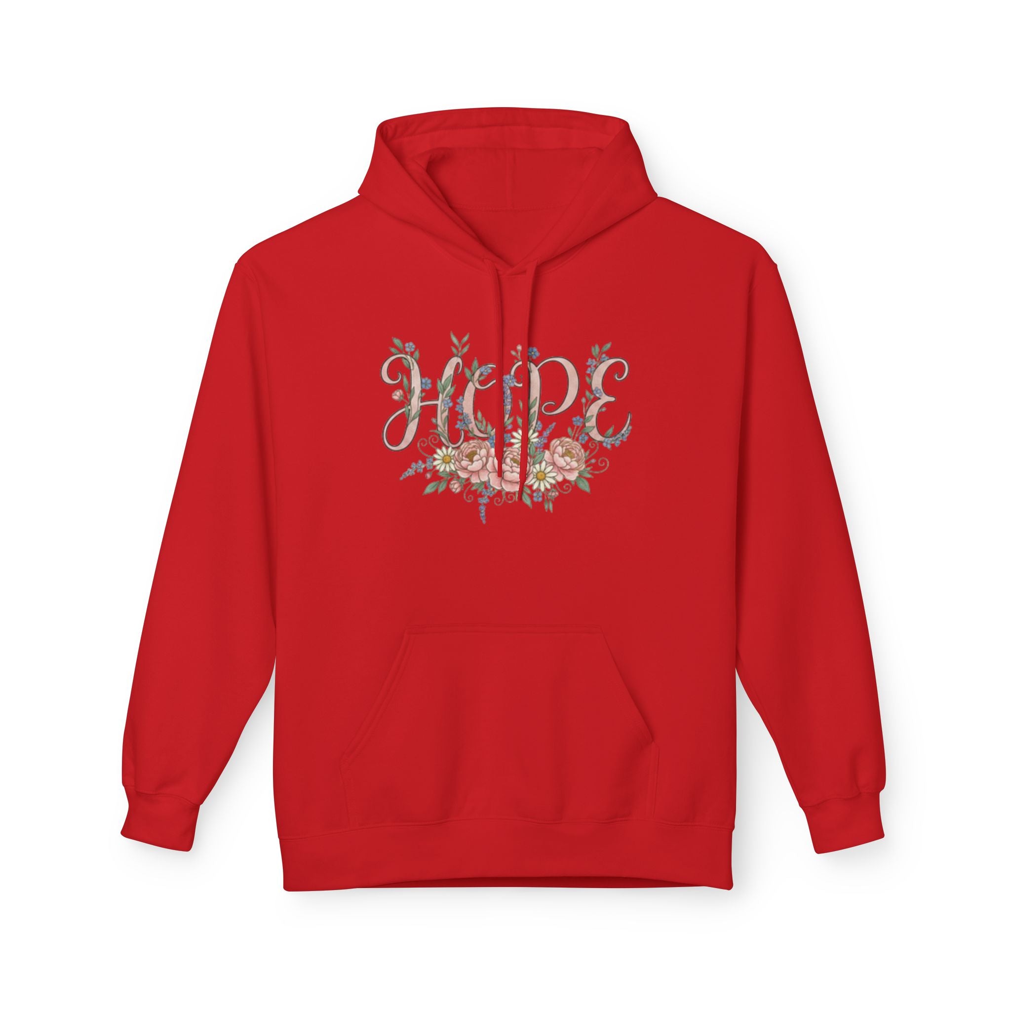 Hope Floral Faith Hoodie — Inspirational Scripture-Inspired Sweatshirt