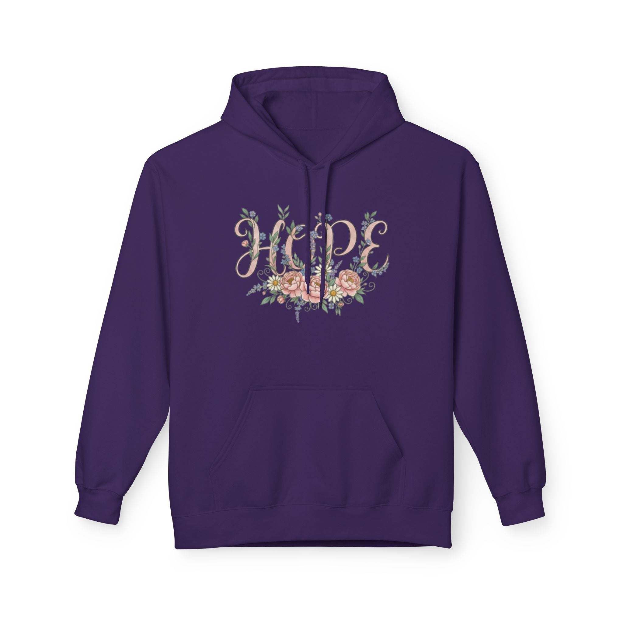 Hope Floral Faith Hoodie — Inspirational Scripture-Inspired Sweatshirt
