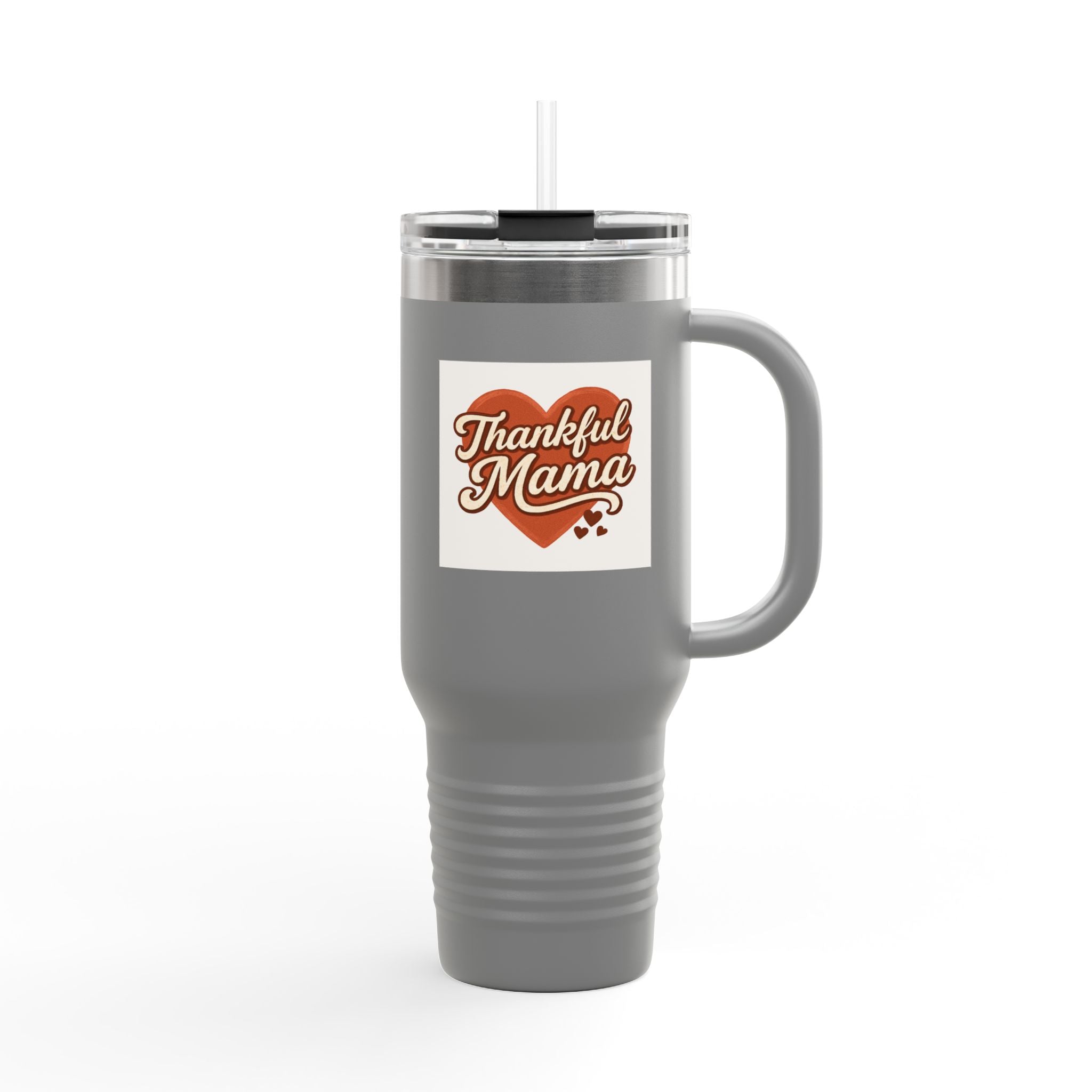 Thankful Mama Travel Mug, Gift for Mom, Reusable Mug