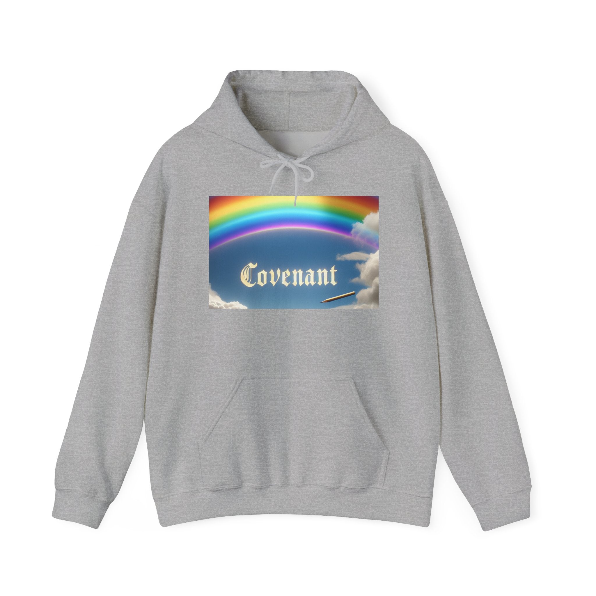 Covenant Rainbow Hoodie, Faith Hoodie, Everyday Wear