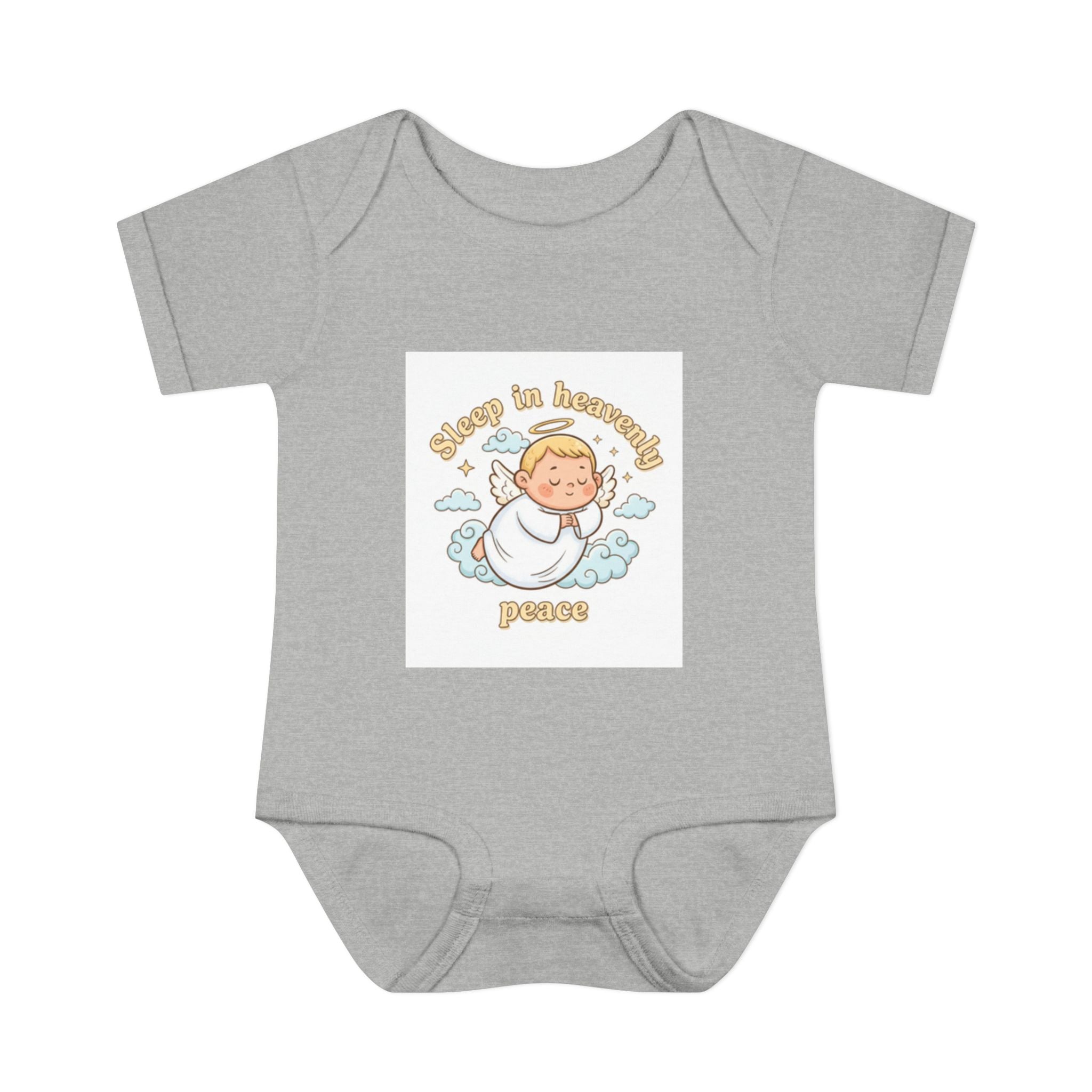 Infant Bodysuit "Sleep in Heavenly Peace" Infant Bodysuit grey