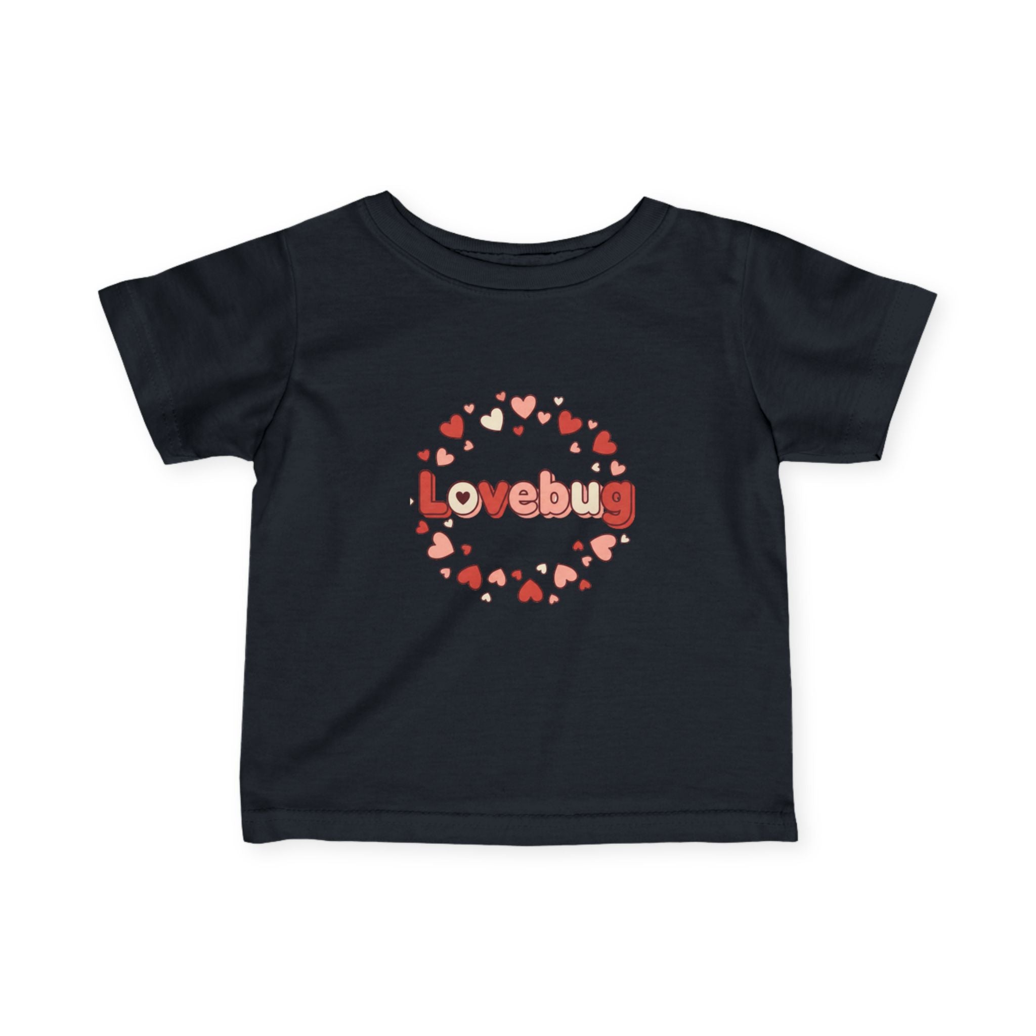 Hearts Baby Apparel Lovebug Infant Tee — Hearts Baby Shirt black