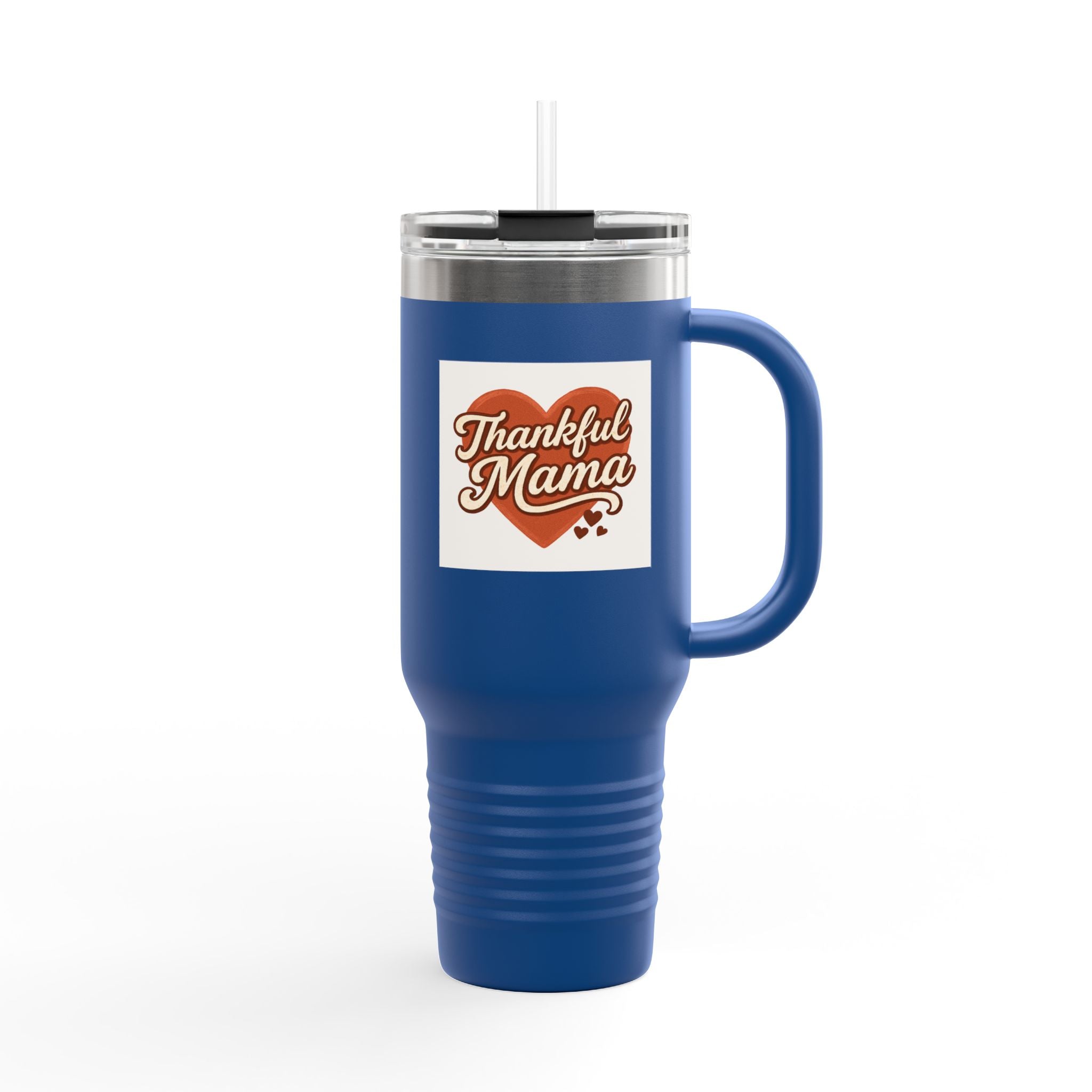 Thankful Mama Travel Mug, Gift for Mom, Reusable Mug