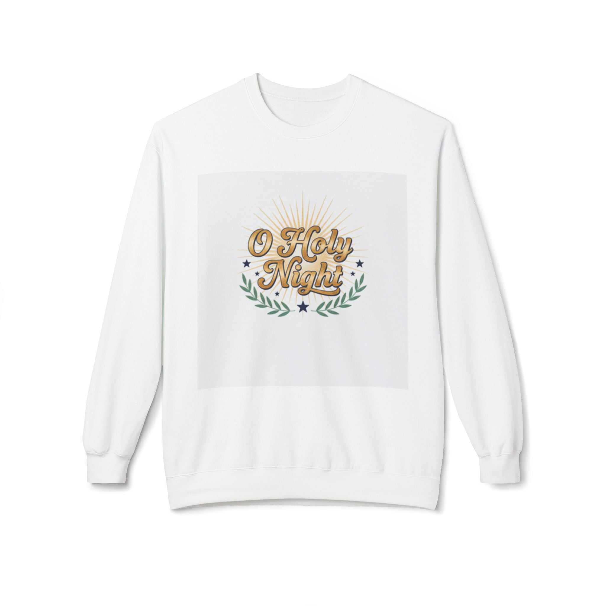 christian sweatshirt O Holy Night Christmas Crewneck Sweatshirt - faithcovenant