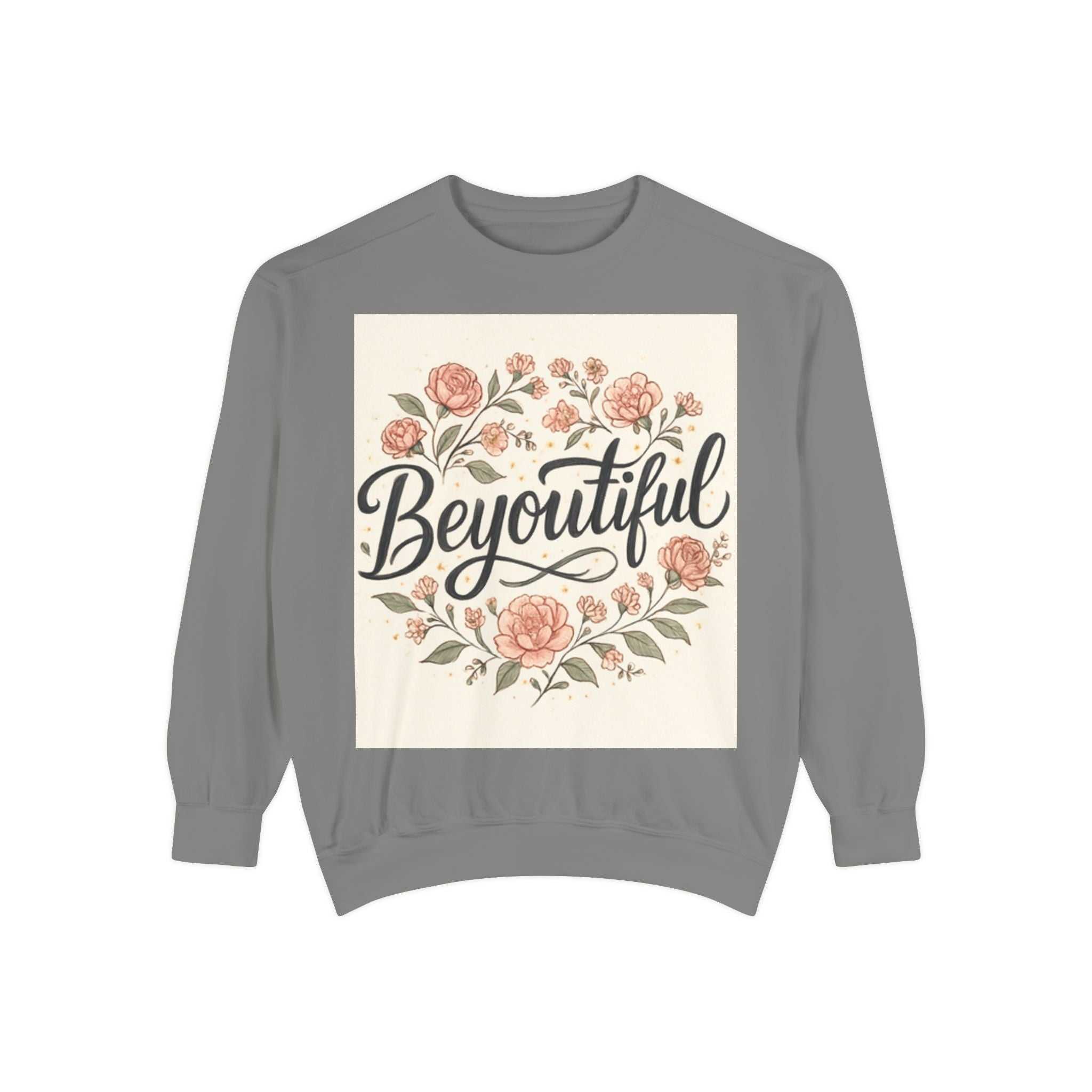 christian sweatshirt Beyoutiful Floral Sweatshirt, Cozy Sweatshirt - faithcovenant