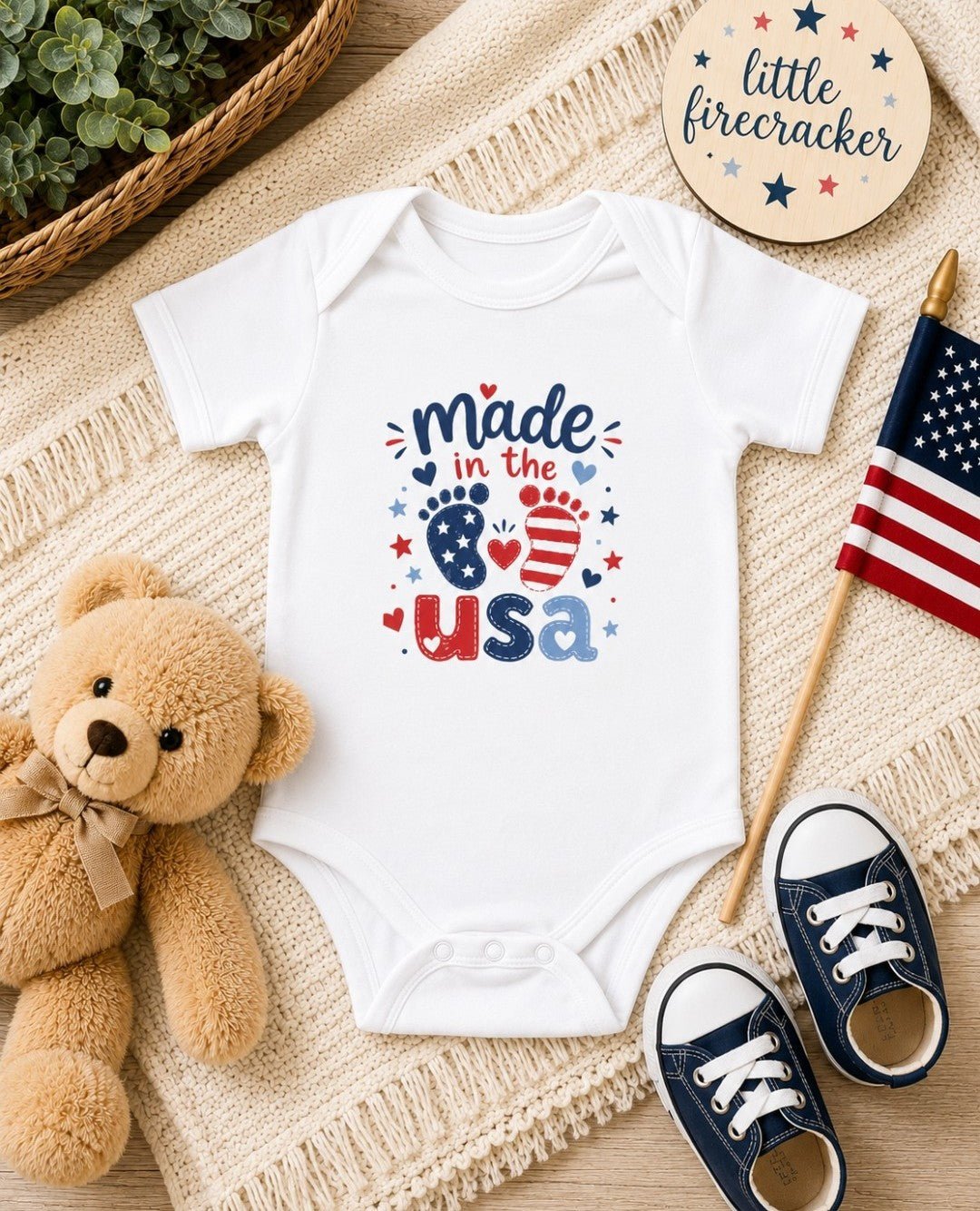 American Onesie Infant Bodysuit — Made in the USA - faithcovenant