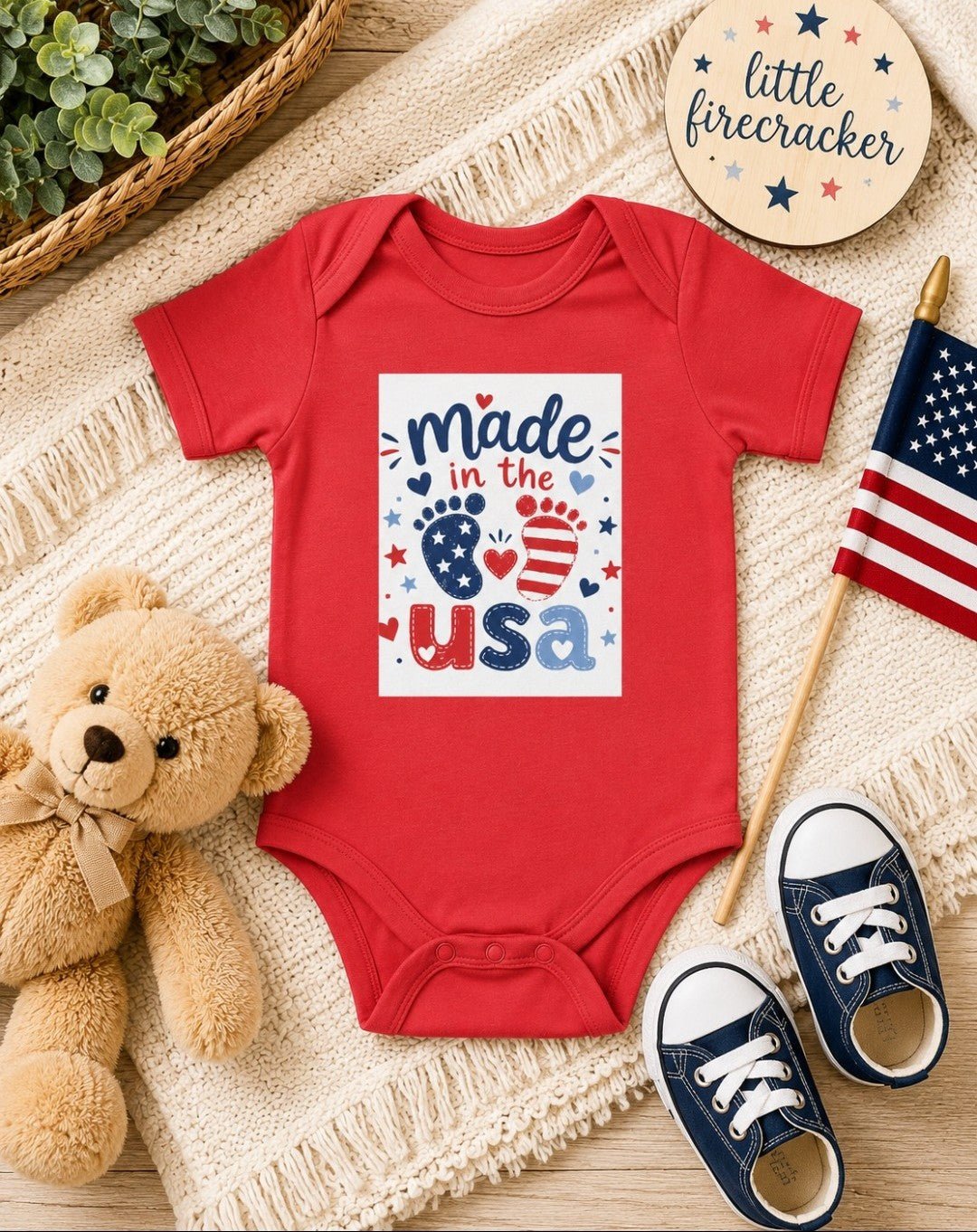 American Onesie Infant Bodysuit — Made in the USA - faithcovenant