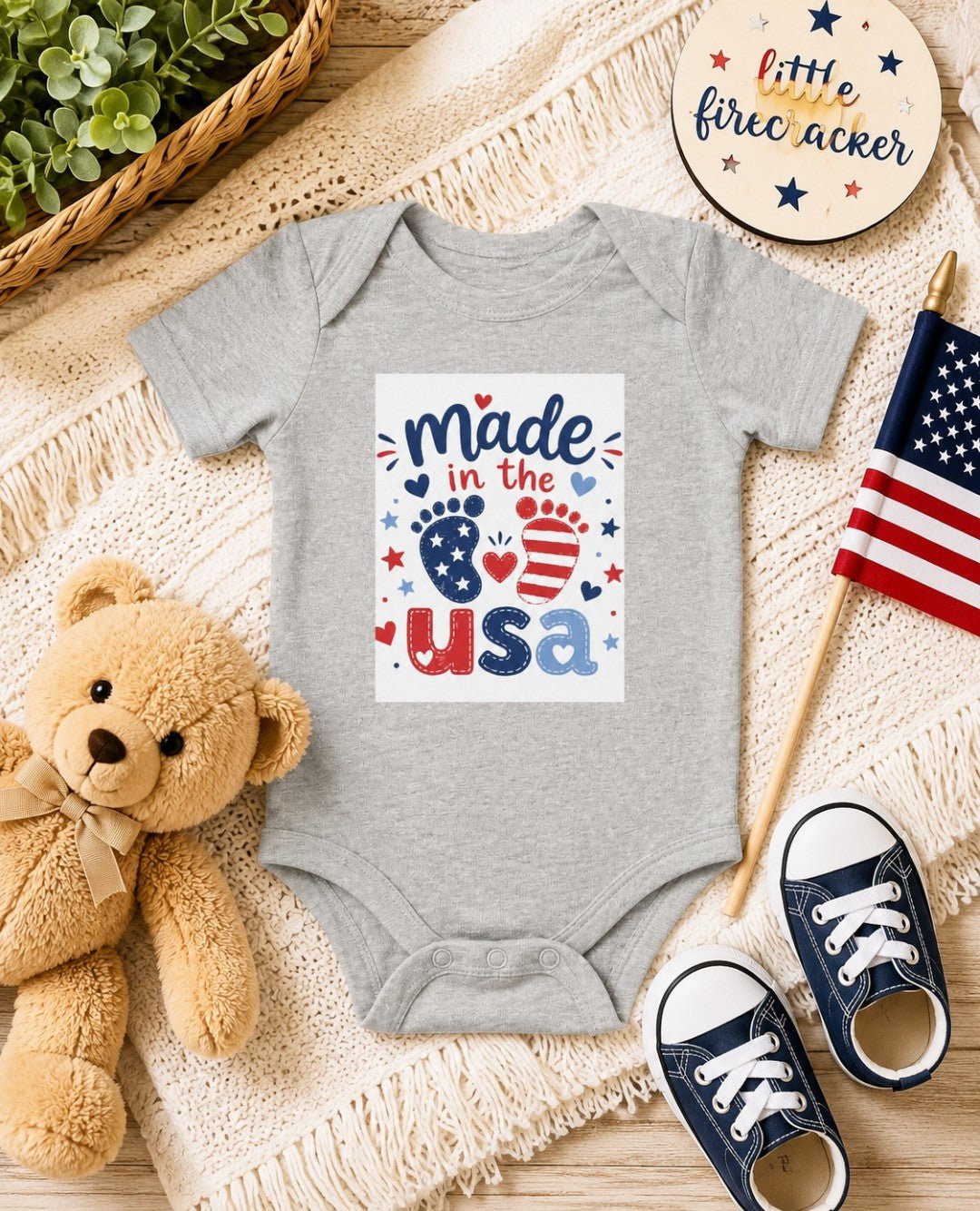 American Onesie Infant Bodysuit — Made in the USA - faithcovenant