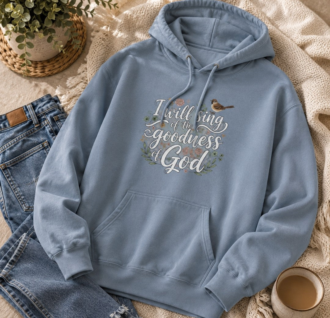 Goodness of God Hoodie — Faith-Inspired Midweight Fleece Hoodie