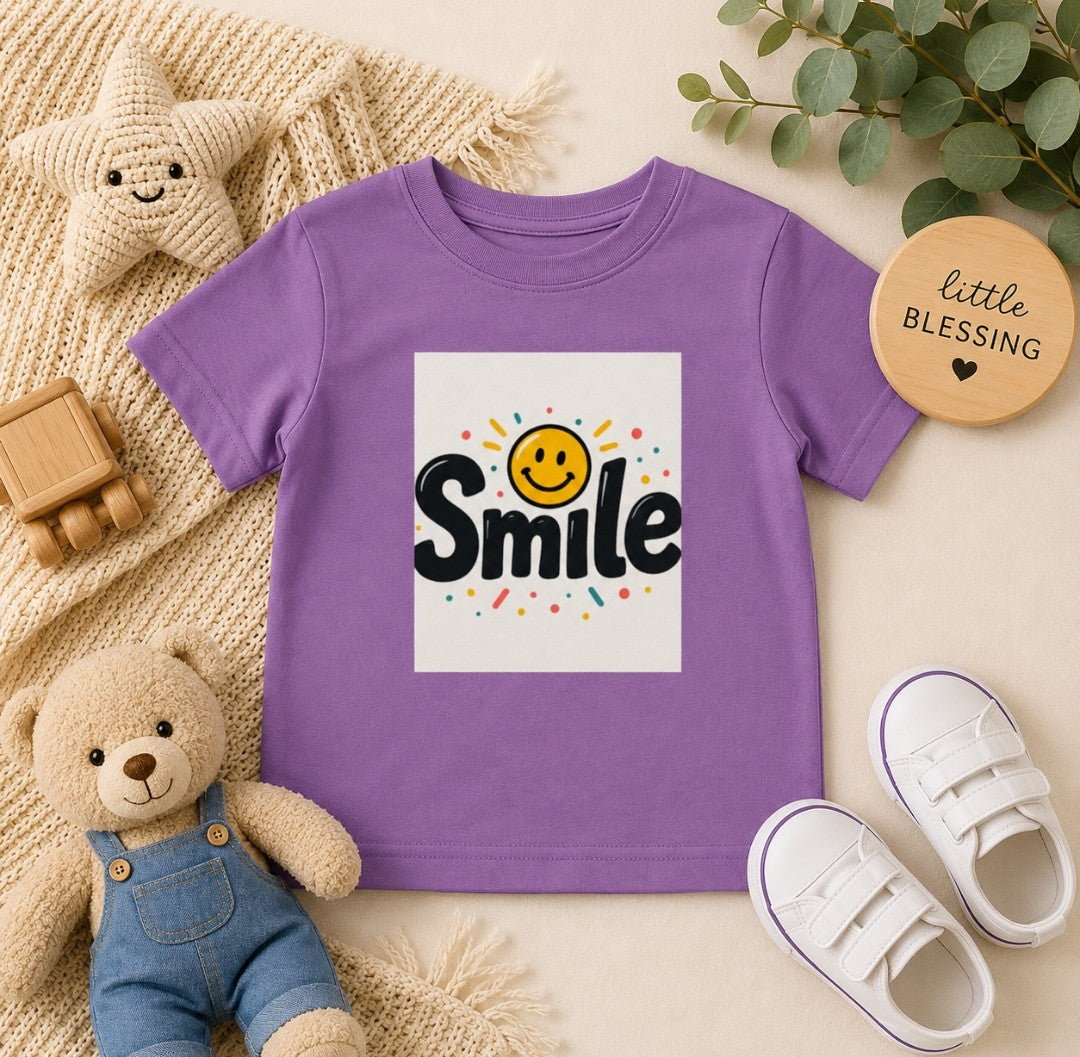 Smile Baby Tee, Baby T-Shirt, Cute Infant T-Shirt,
