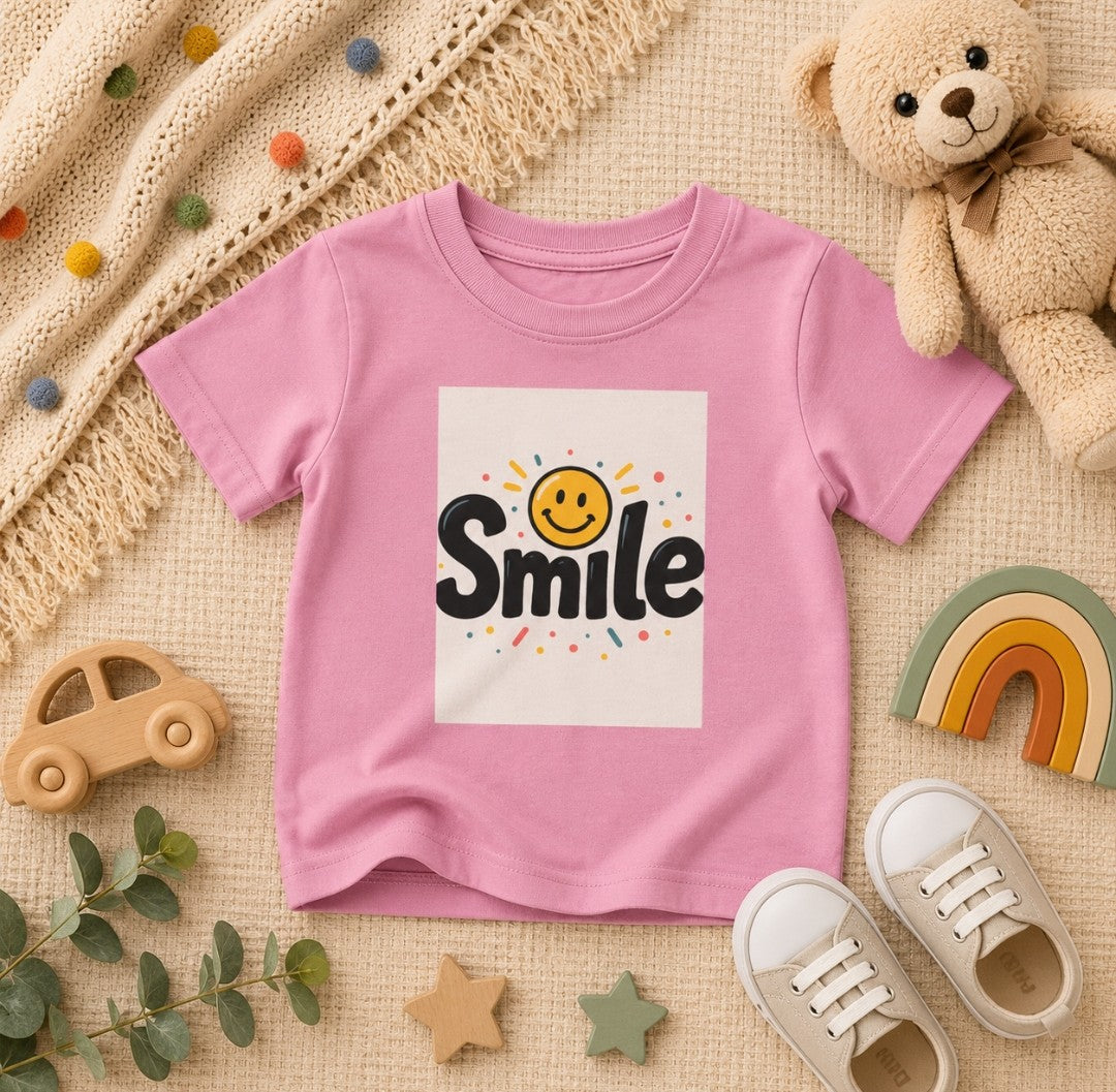 Smile Baby Tee, Baby T-Shirt, Cute Infant T-Shirt,
