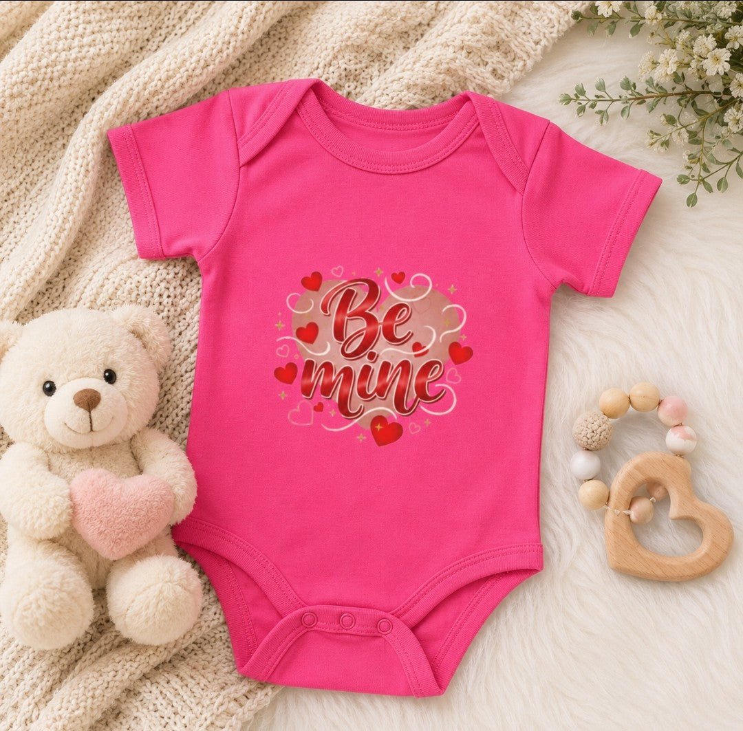 Be Mine Heart Infant Bodysuit — Love Baby Bodysuit - faithcovenant