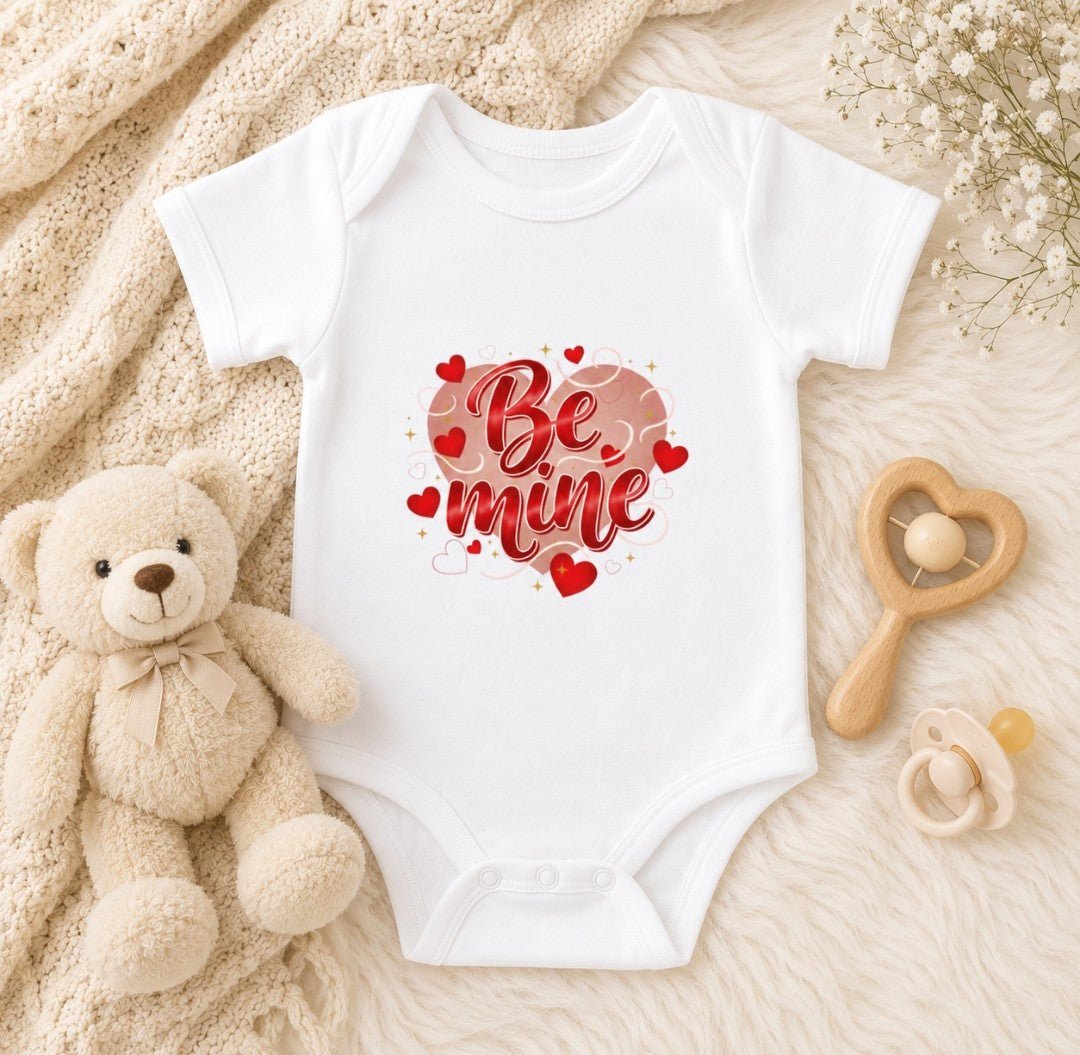 Be Mine Heart Infant Bodysuit — Love Baby Bodysuit - faithcovenant
