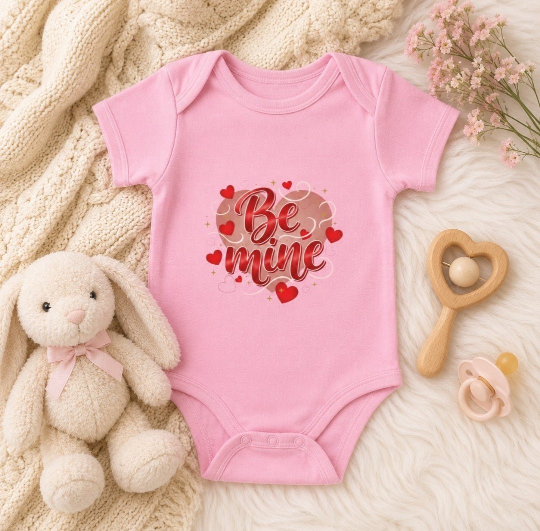 Be Mine Heart Infant Bodysuit — Love Baby Bodysuit - faithcovenant