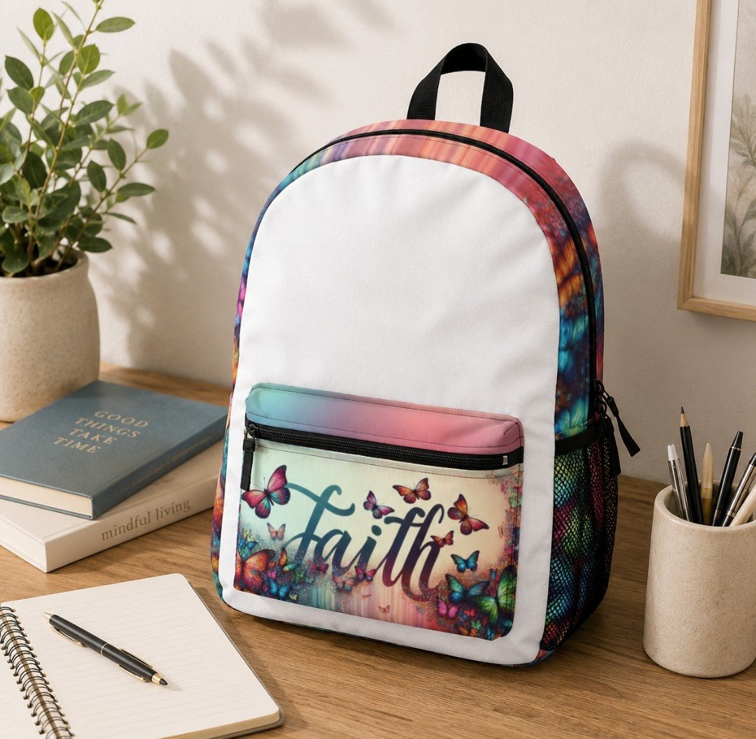 Faith Butterfly Backpack, Faith Apparel, Butterfly Lover - faithcovenant