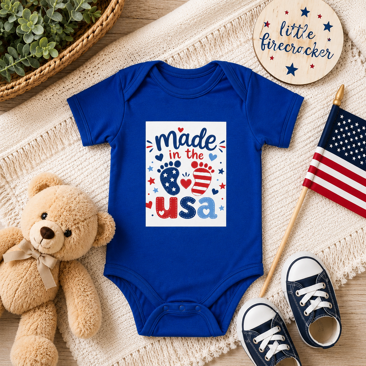 American Onesie Infant Bodysuit — Made in the USA