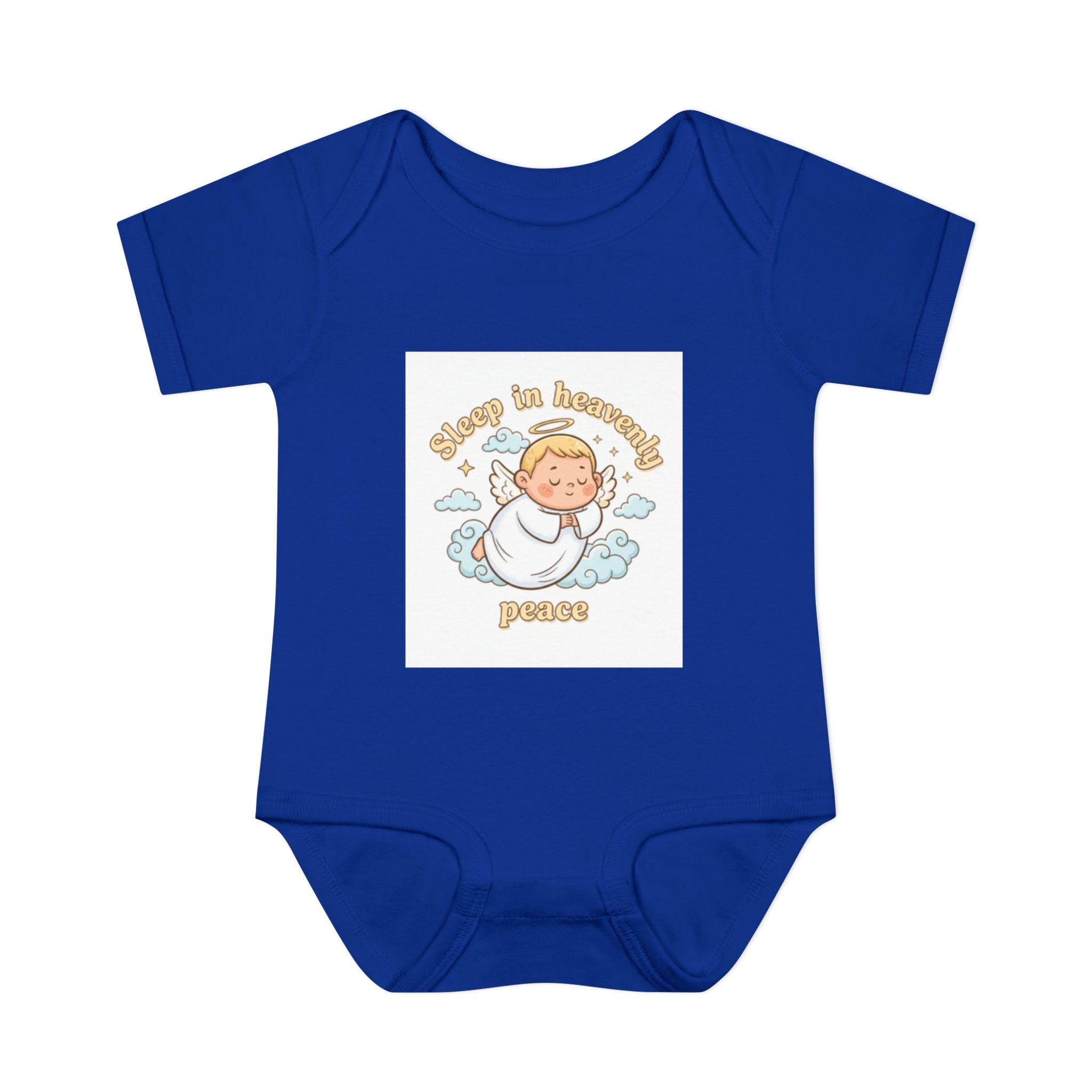 Infant Bodysuit "Sleep in Heavenly Peace" Infant Bodysuit dark blue