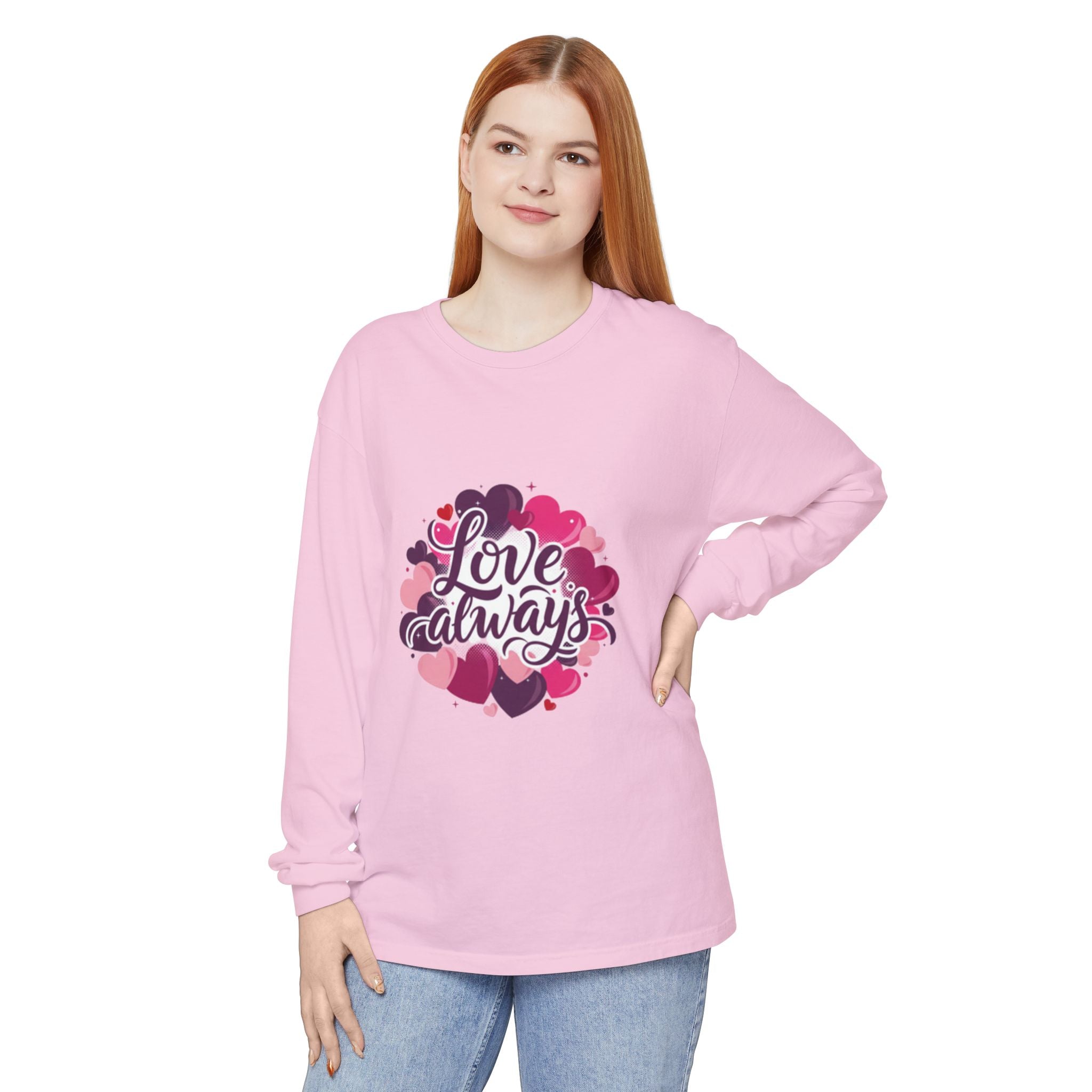 Love Always Heart Long Sleeve T-Shirt