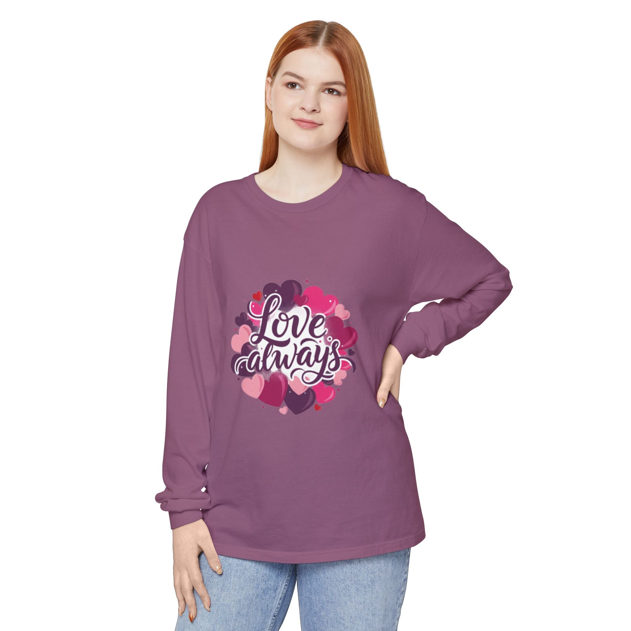 Love Always Heart Long Sleeve T-Shirt
