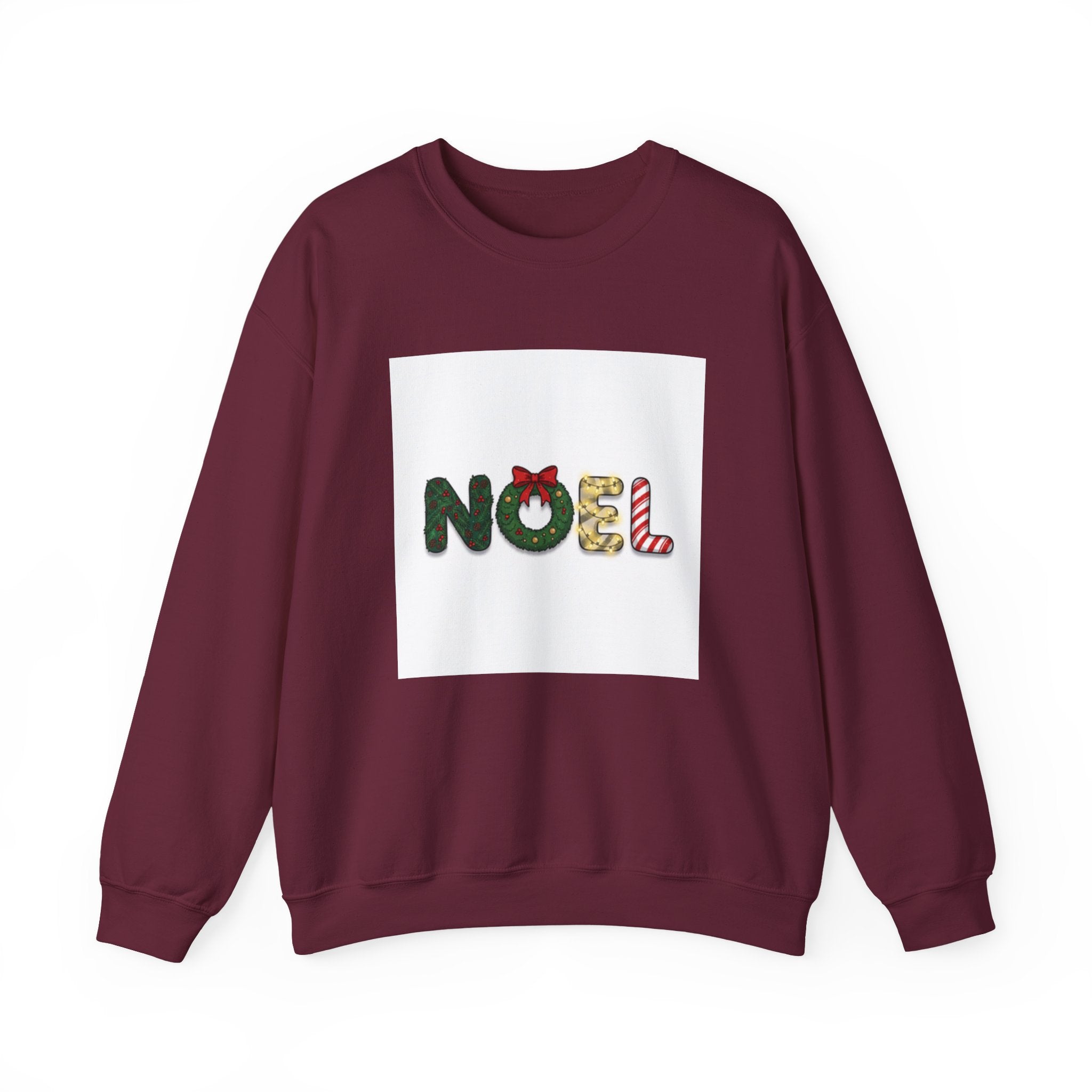 christian sweatshirt Noel Christmas Crewneck christian sweatshirt ,maroon
