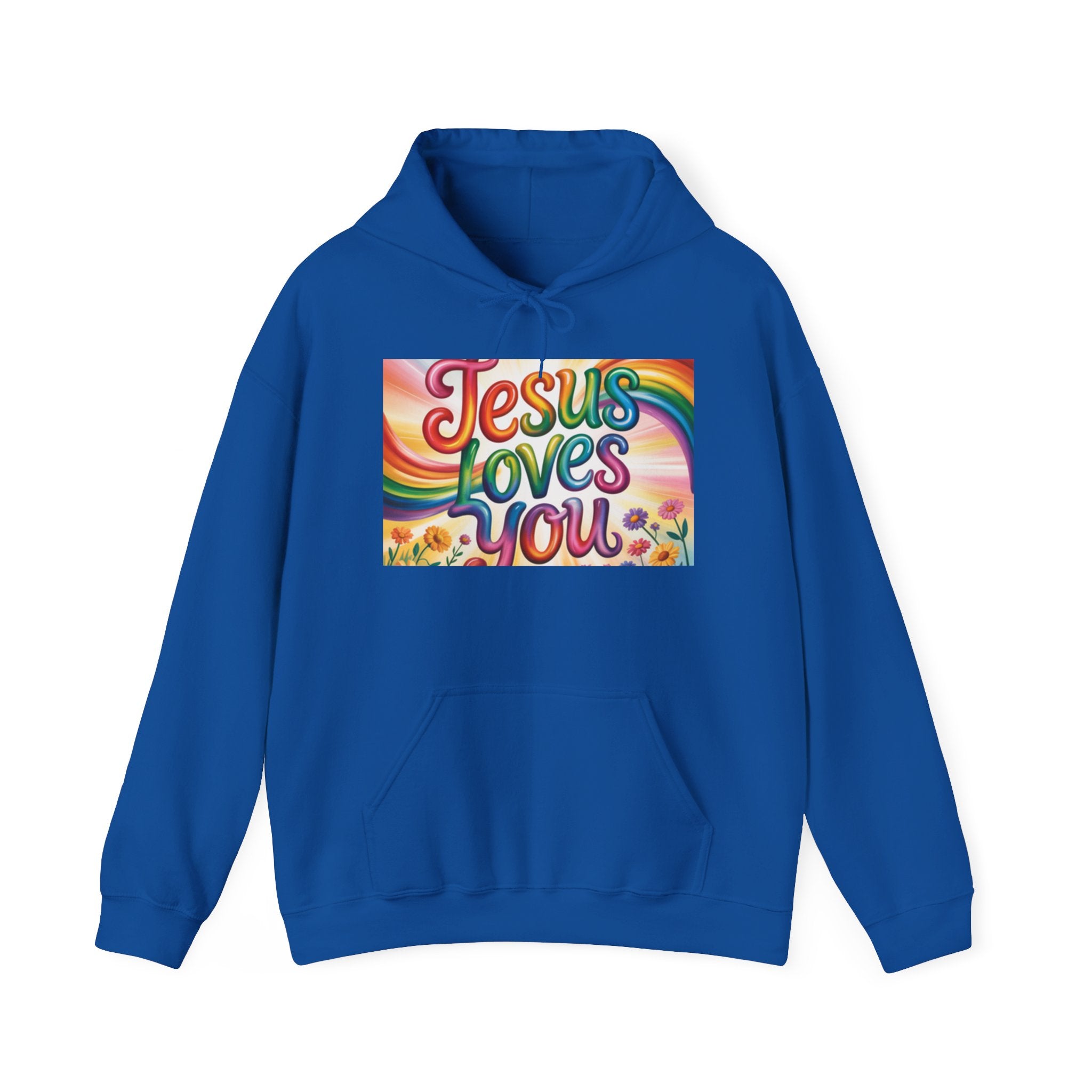 Jesus Loves You Hoodie, Faith Sweatshirt, Faith Hoodie, Christian Apparel Printify