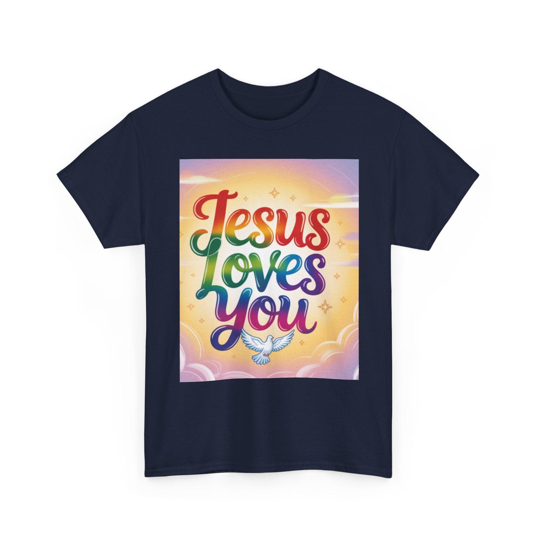 Jesus Loves You T-Shirt, Faith Shirt, Christian apparel Printify