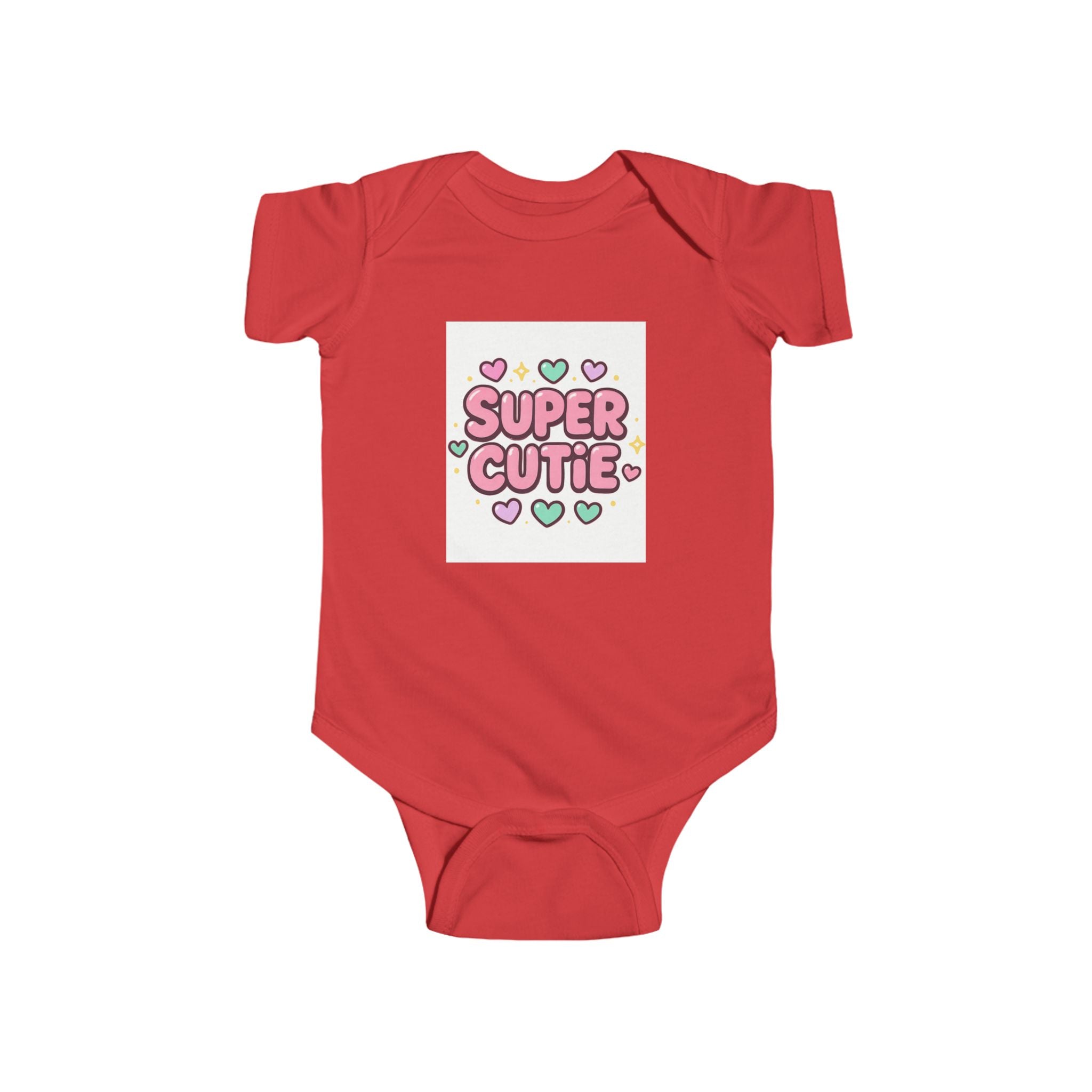 christian gifts Girls Super Cutie Bodysuit, Baby Girl Outfit, orange