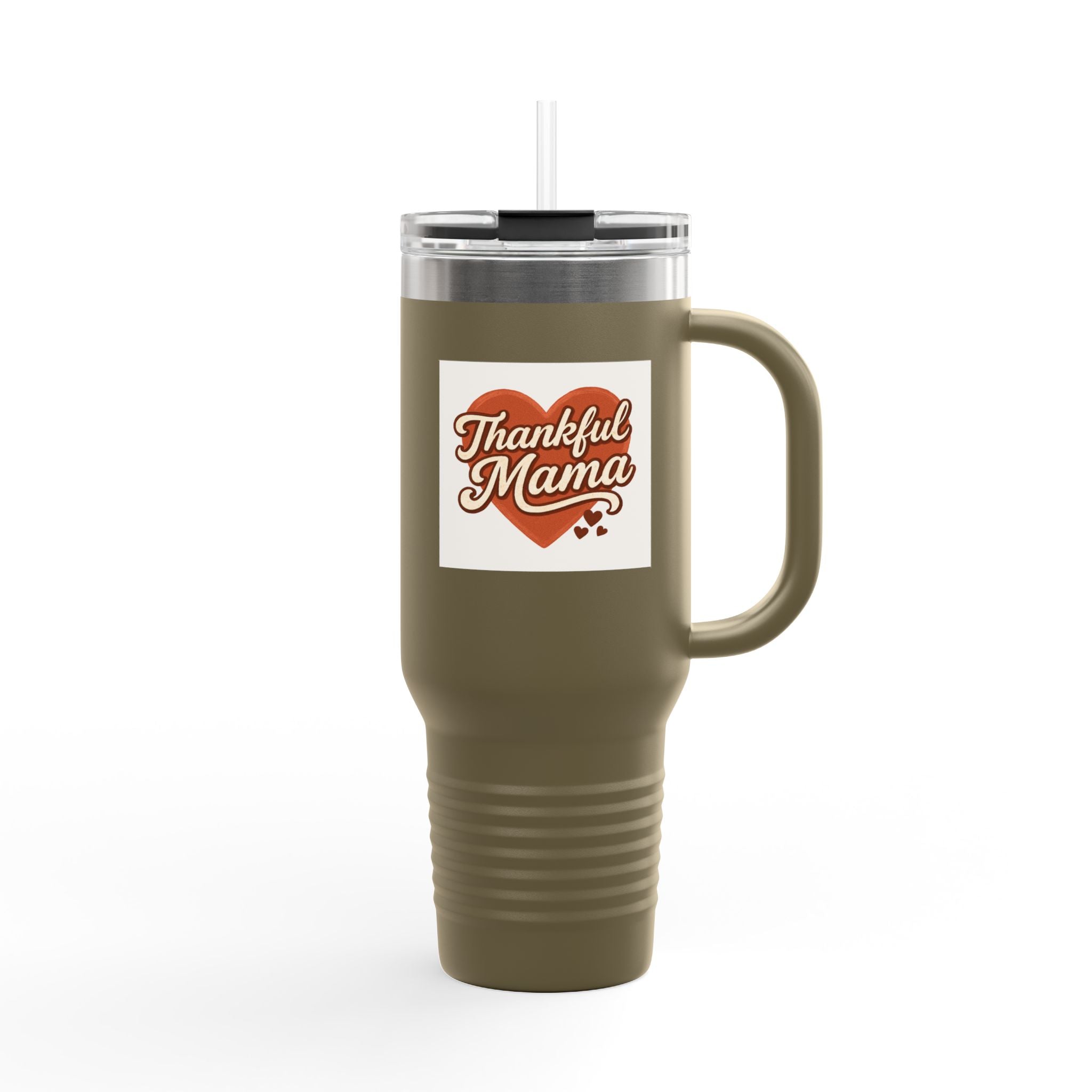 Thankful Mama Travel Mug, Gift for Mom, Reusable Mug