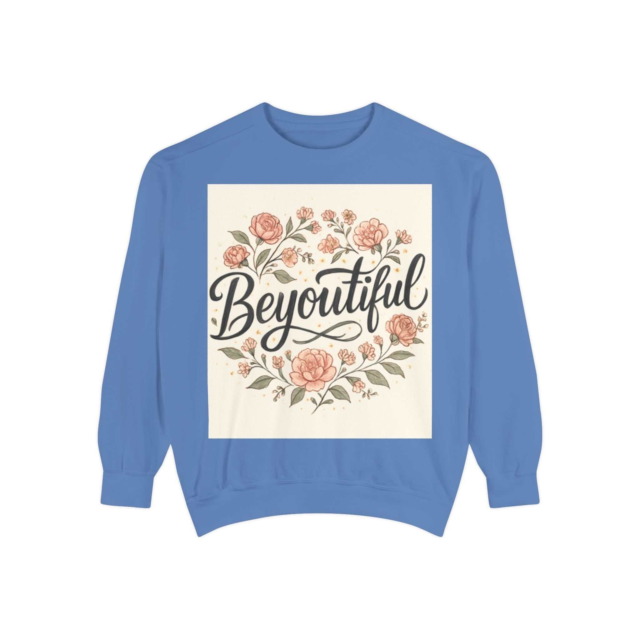 christian sweatshirt Beyoutiful Floral Sweatshirt, Cozy Sweatshirt - faithcovenant