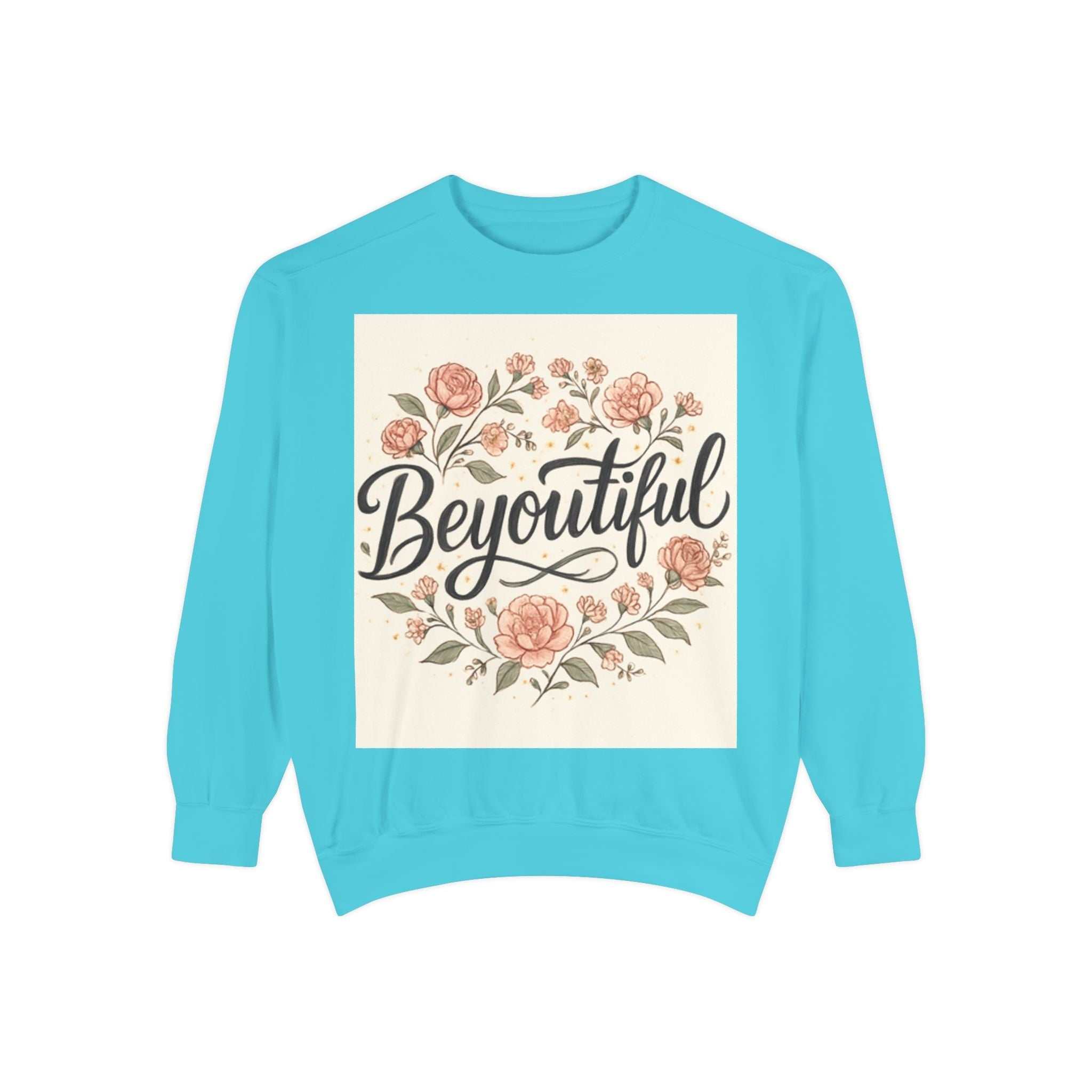 christian sweatshirt Beyoutiful Floral Sweatshirt, Cozy Sweatshirt - faithcovenant