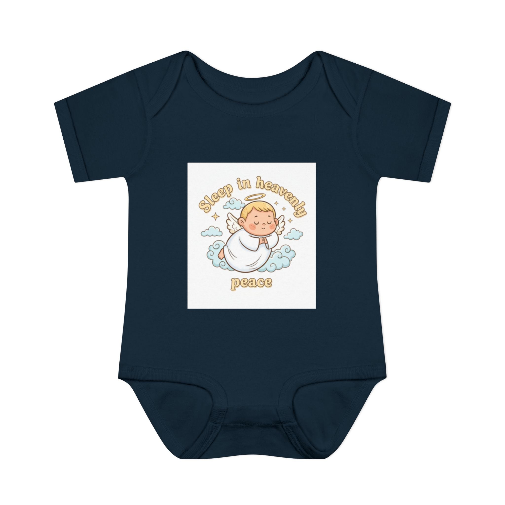 Infant Bodysuit "Sleep in Heavenly Peace" Infant Bodysuit black