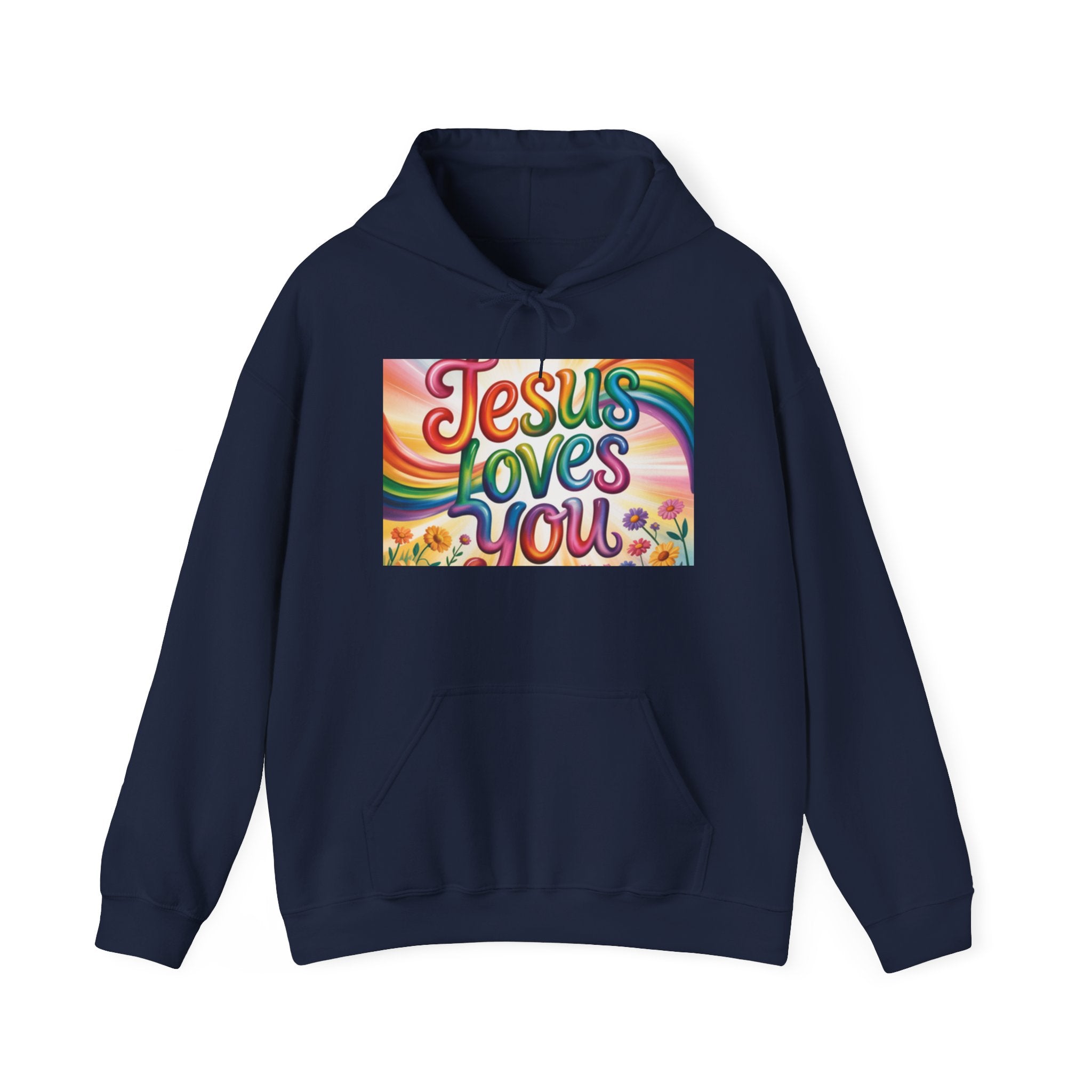 Jesus Loves You Hoodie, Faith Sweatshirt, Faith Hoodie, Christian Apparel Printify