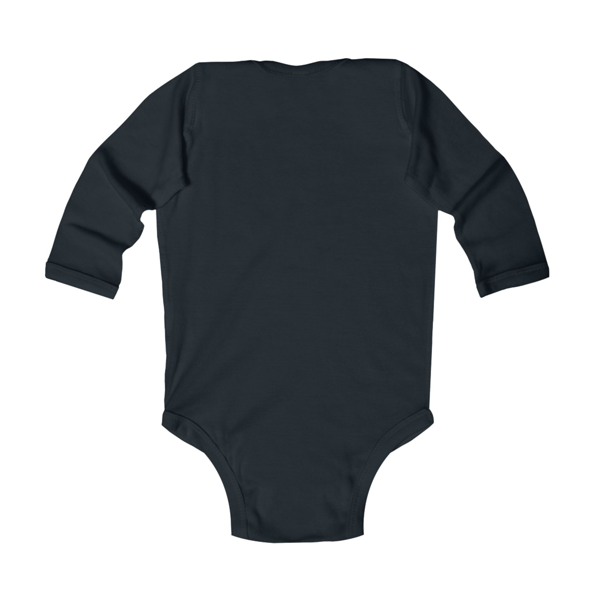 Silent Night Holy Night Infant Long Sleeve Bodysuit -Christmas Baby black