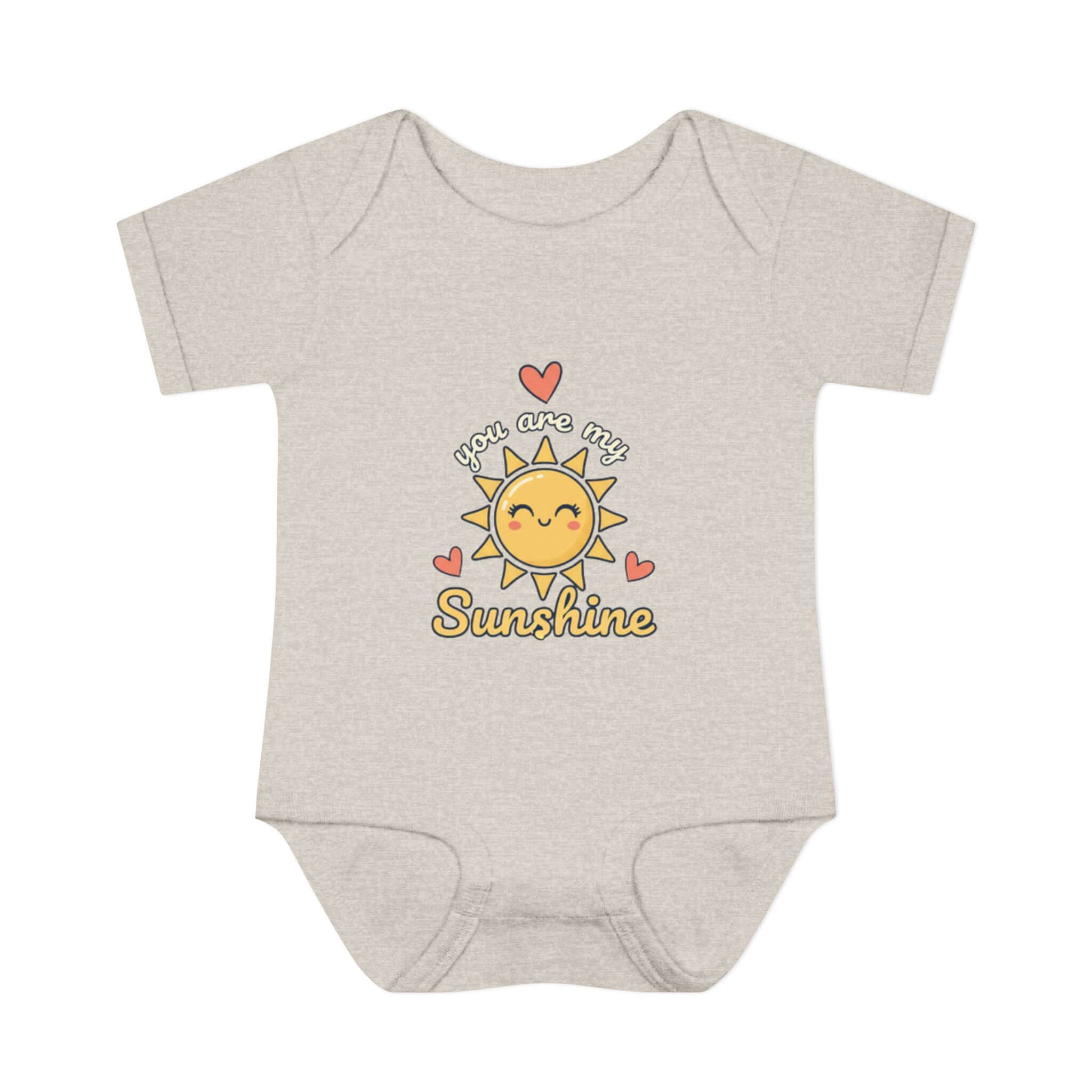 Infant Apparel Oatmeal You Are My Sunshine Infant Bodysuit