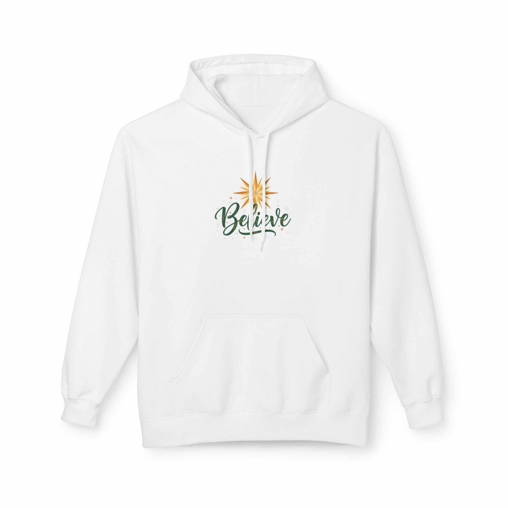 christian sweatshirt Believe Holiday Hoodie - faithcovenant