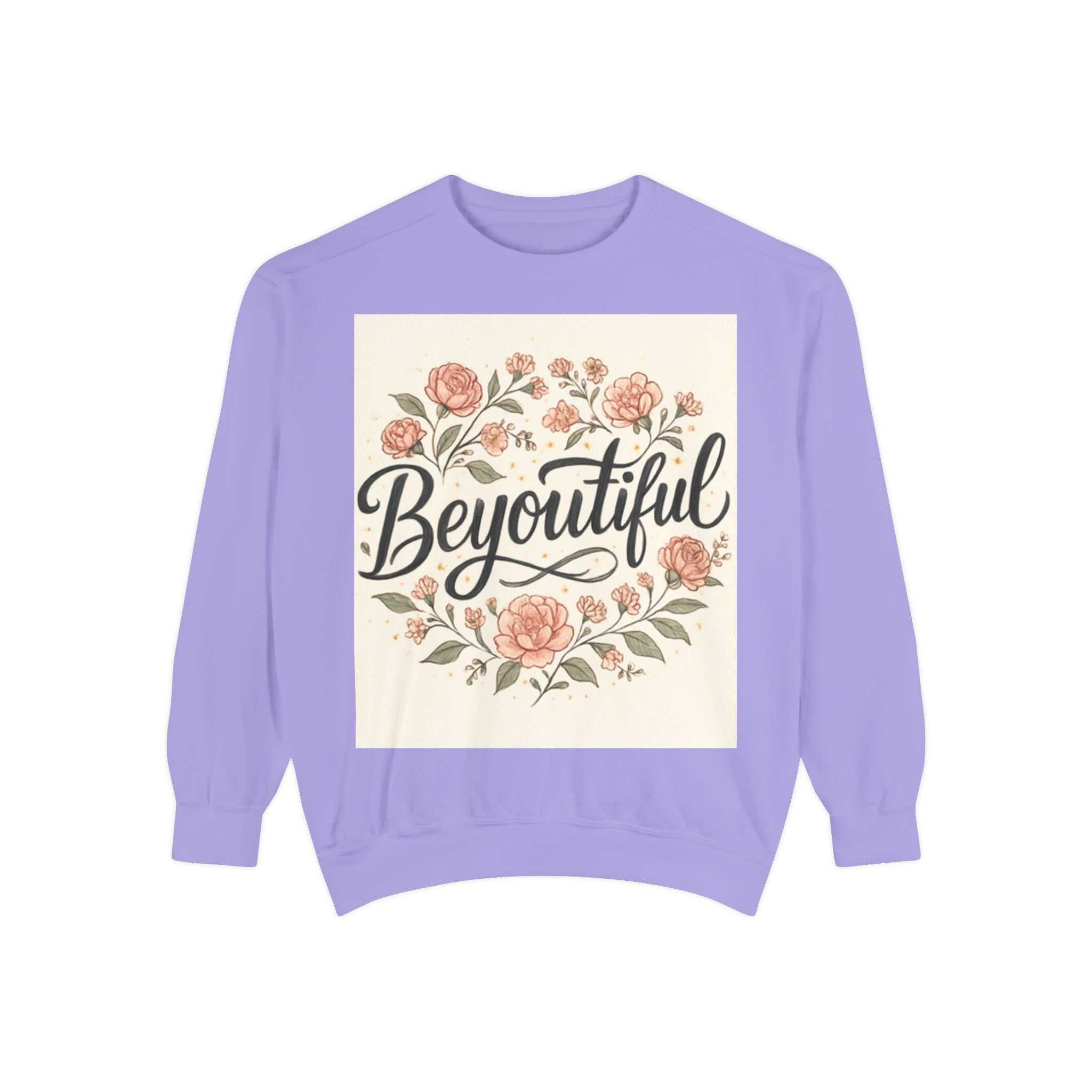 christian sweatshirt Beyoutiful Floral Sweatshirt, Cozy Sweatshirt - faithcovenant