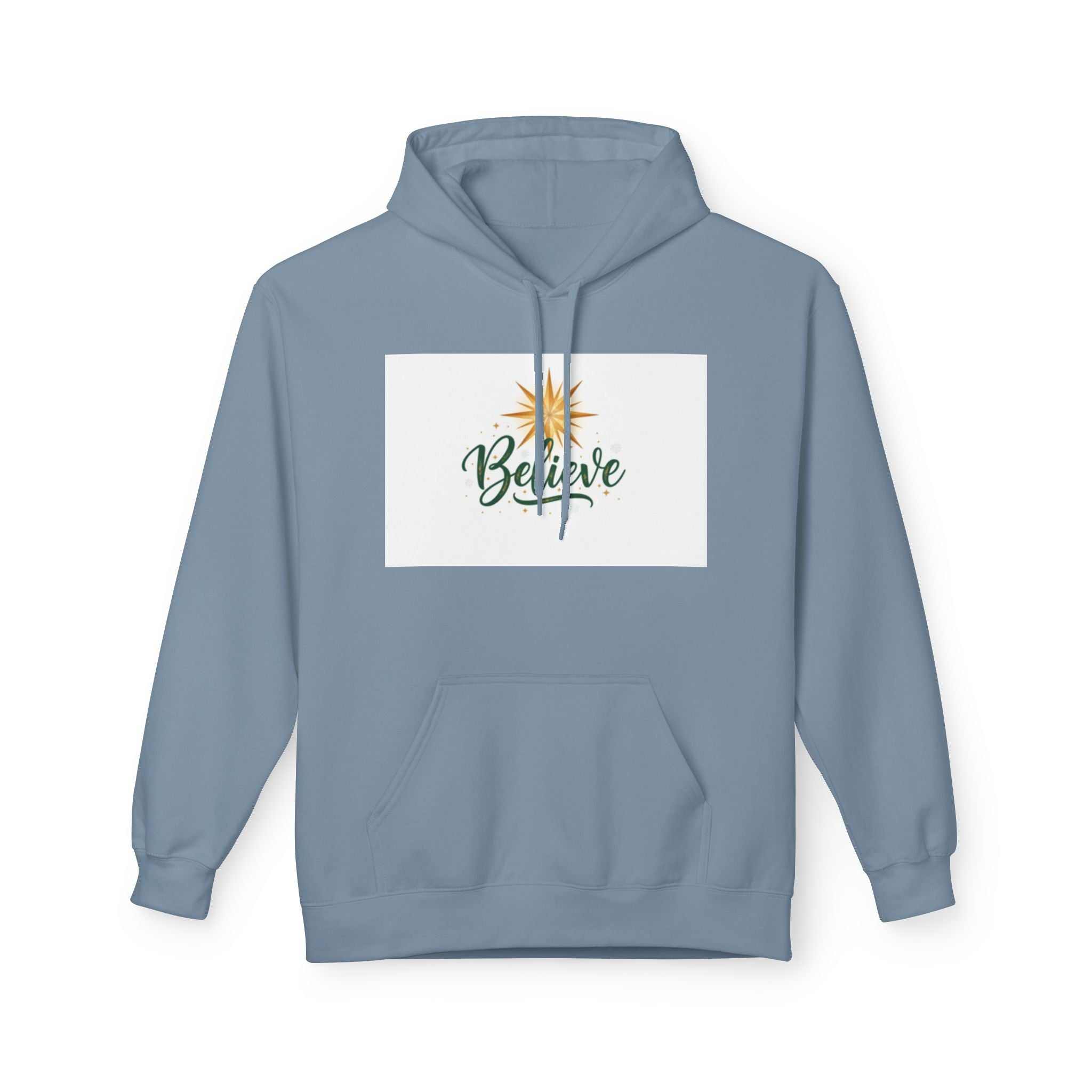 christian sweatshirt Believe Holiday Hoodie - faithcovenant
