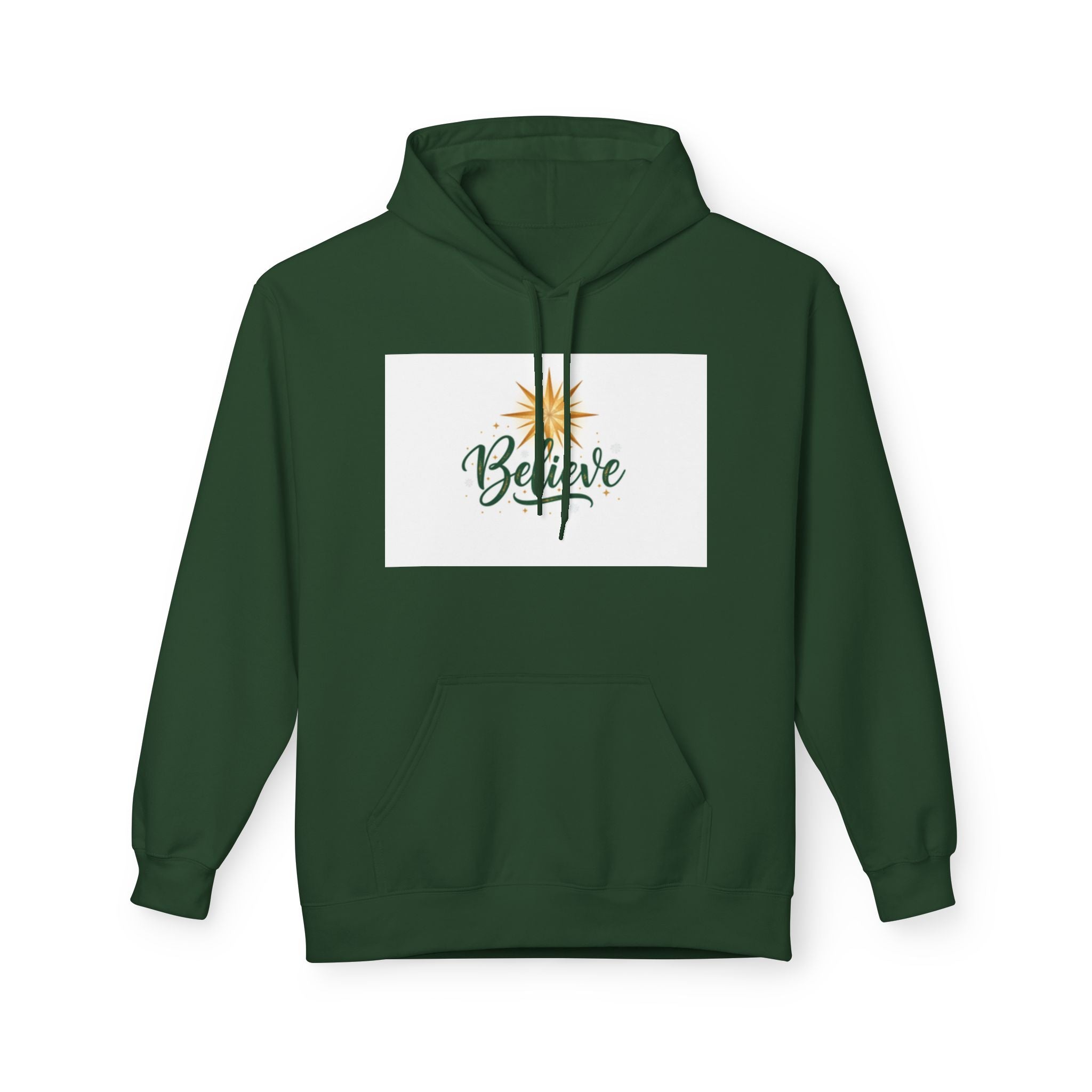christian sweatshirt Believe Holiday Hoodie black