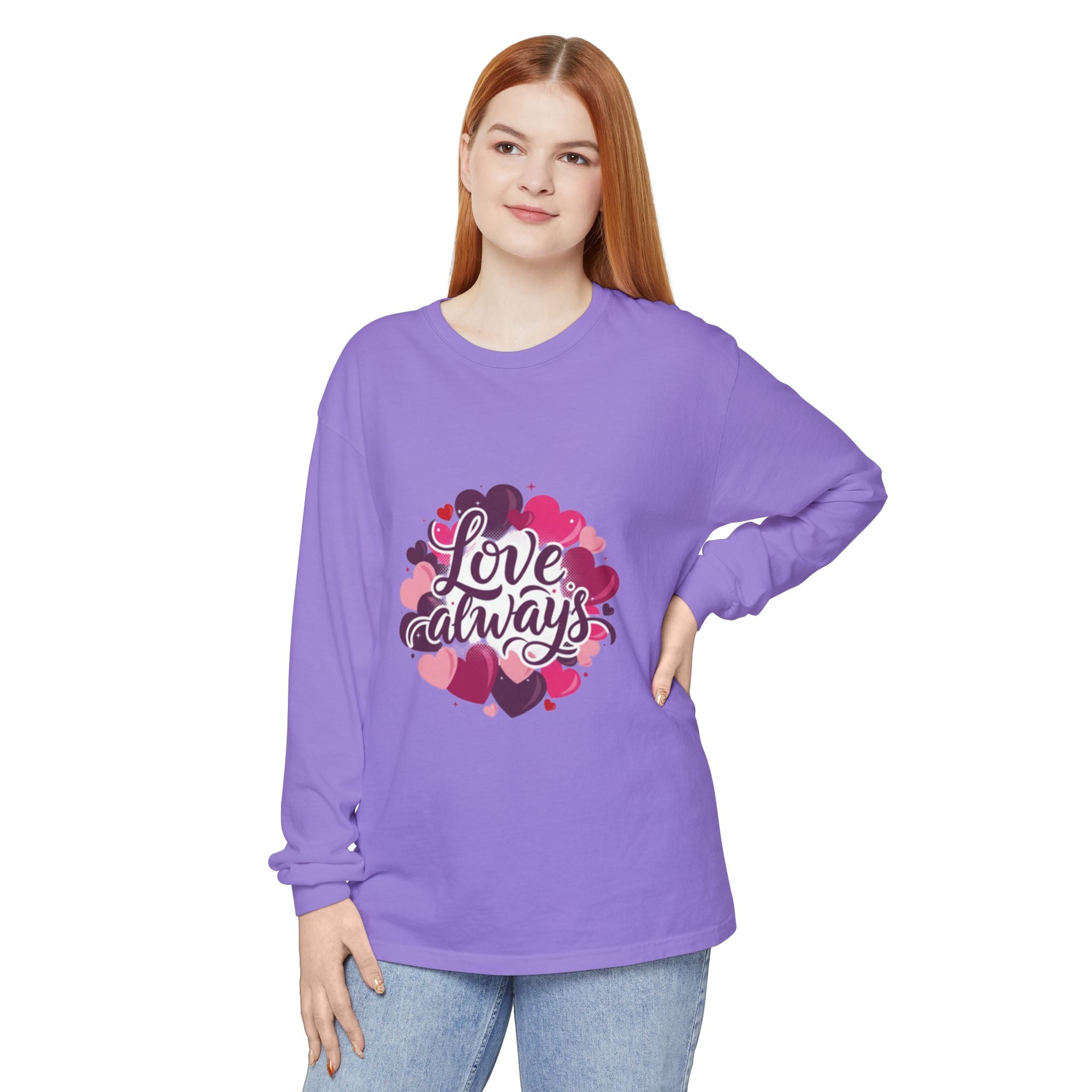 Love Always Heart Long Sleeve T-Shirt